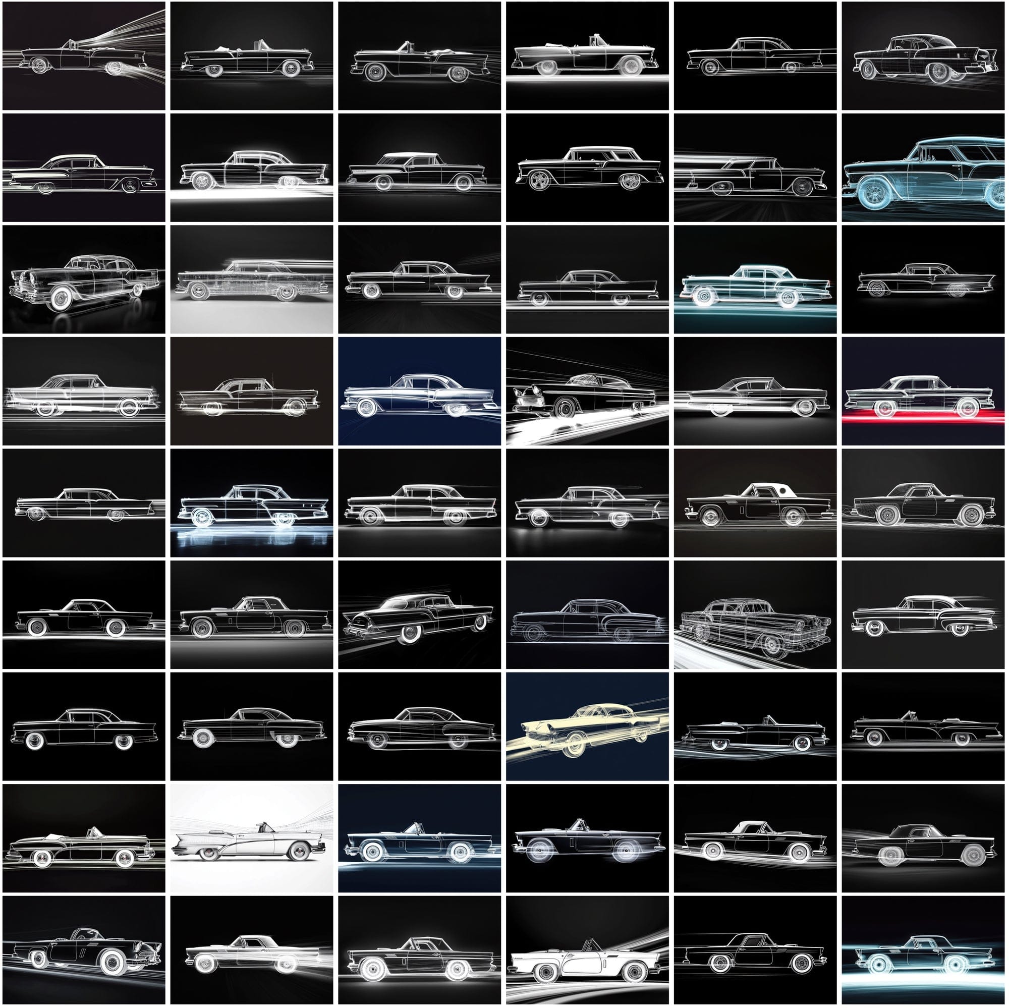 400 Vintage & Retro Car Images - High-Resolution JPGs with Commercial License Digital Download Sumobundle