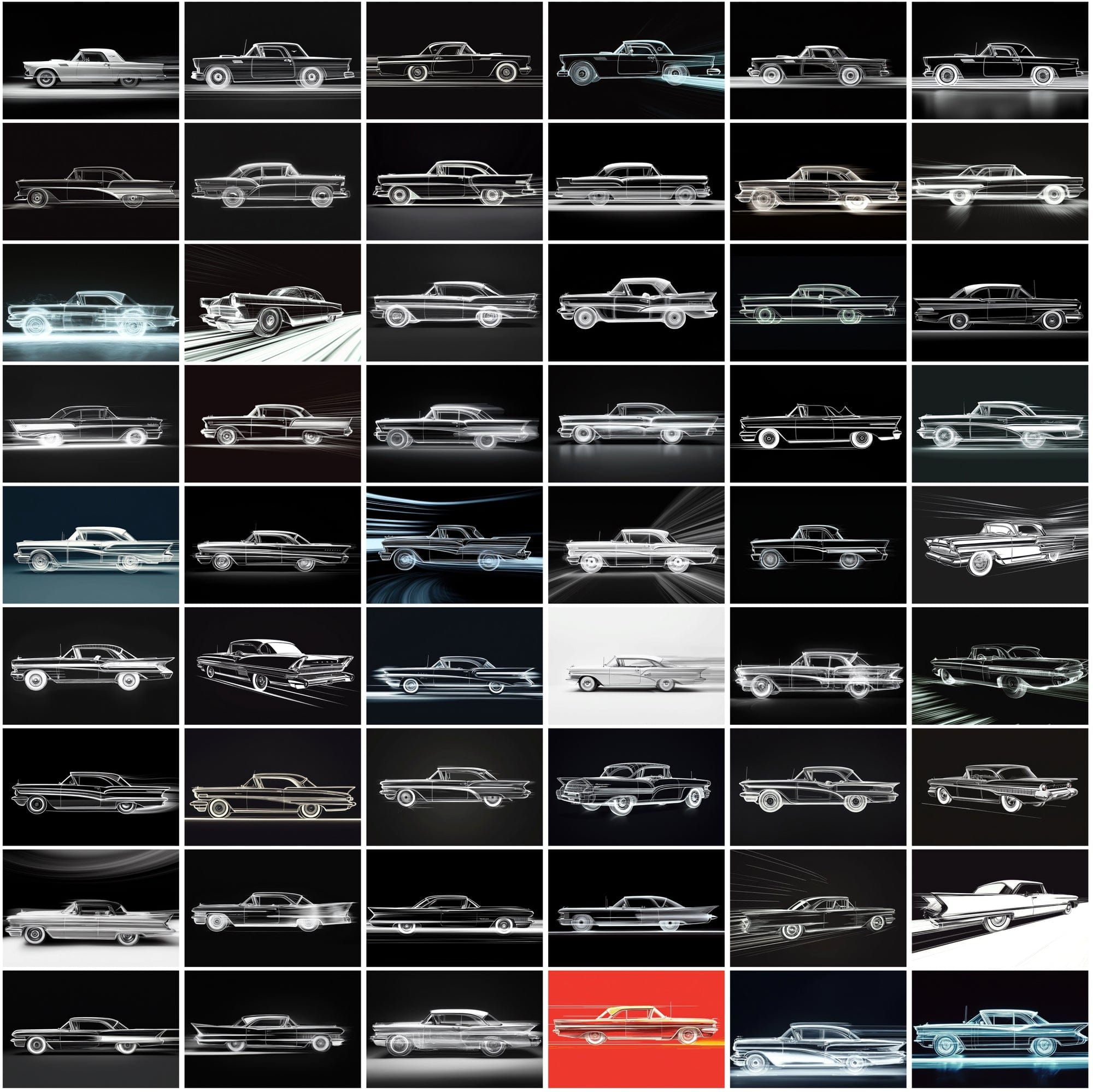 400 Vintage & Retro Car Images - High-Resolution JPGs with Commercial License Digital Download Sumobundle
