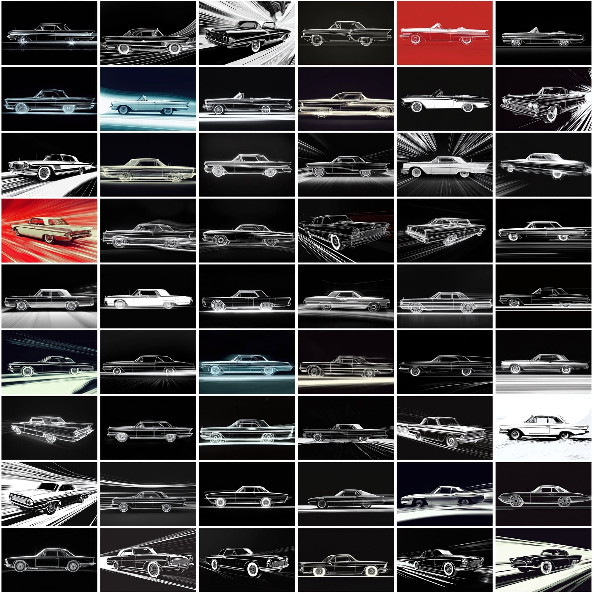 400 Vintage & Retro Car Images - High-Resolution JPGs with Commercial License Digital Download Sumobundle