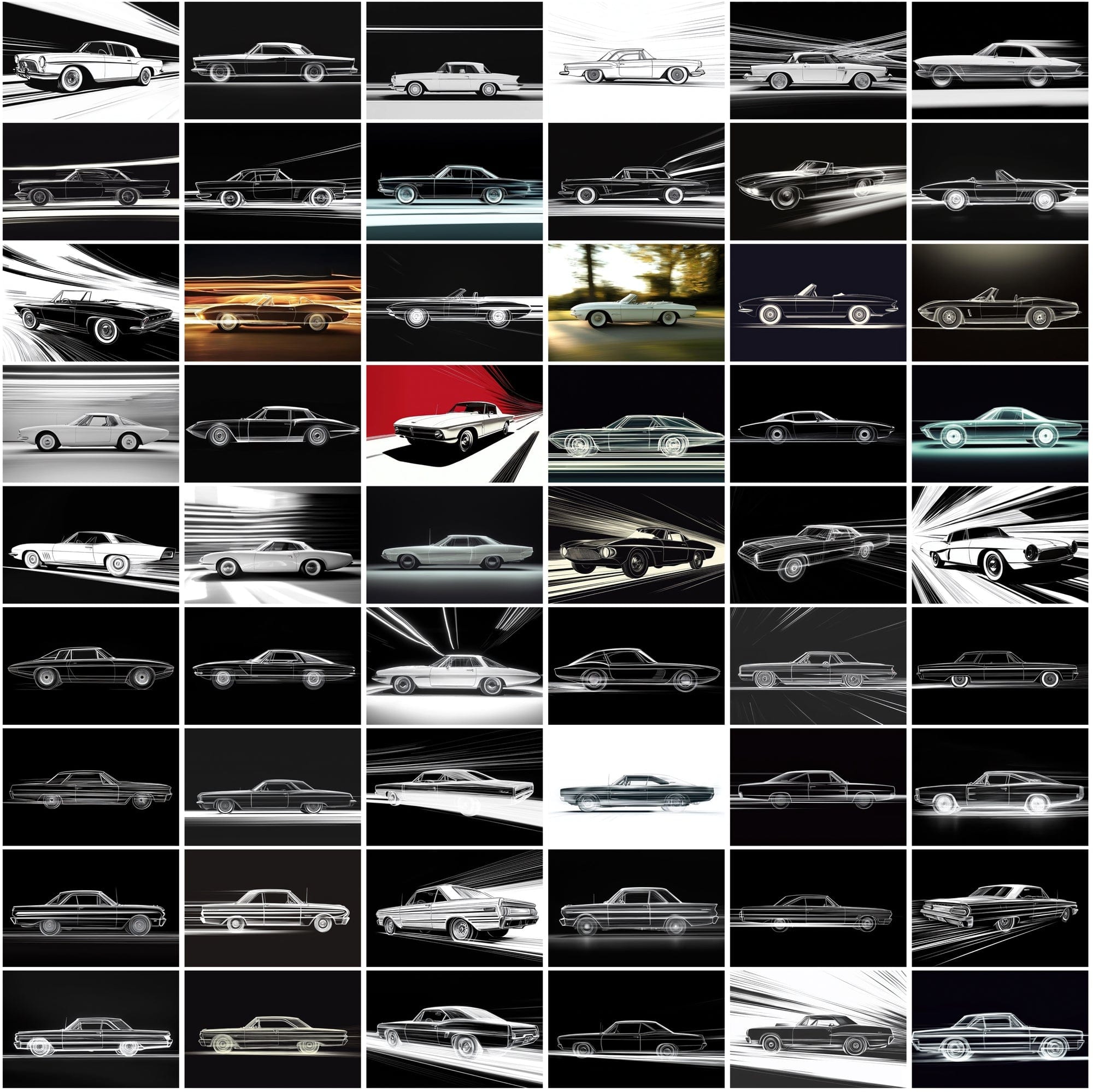 400 Vintage & Retro Car Images - High-Resolution JPGs with Commercial License Digital Download Sumobundle