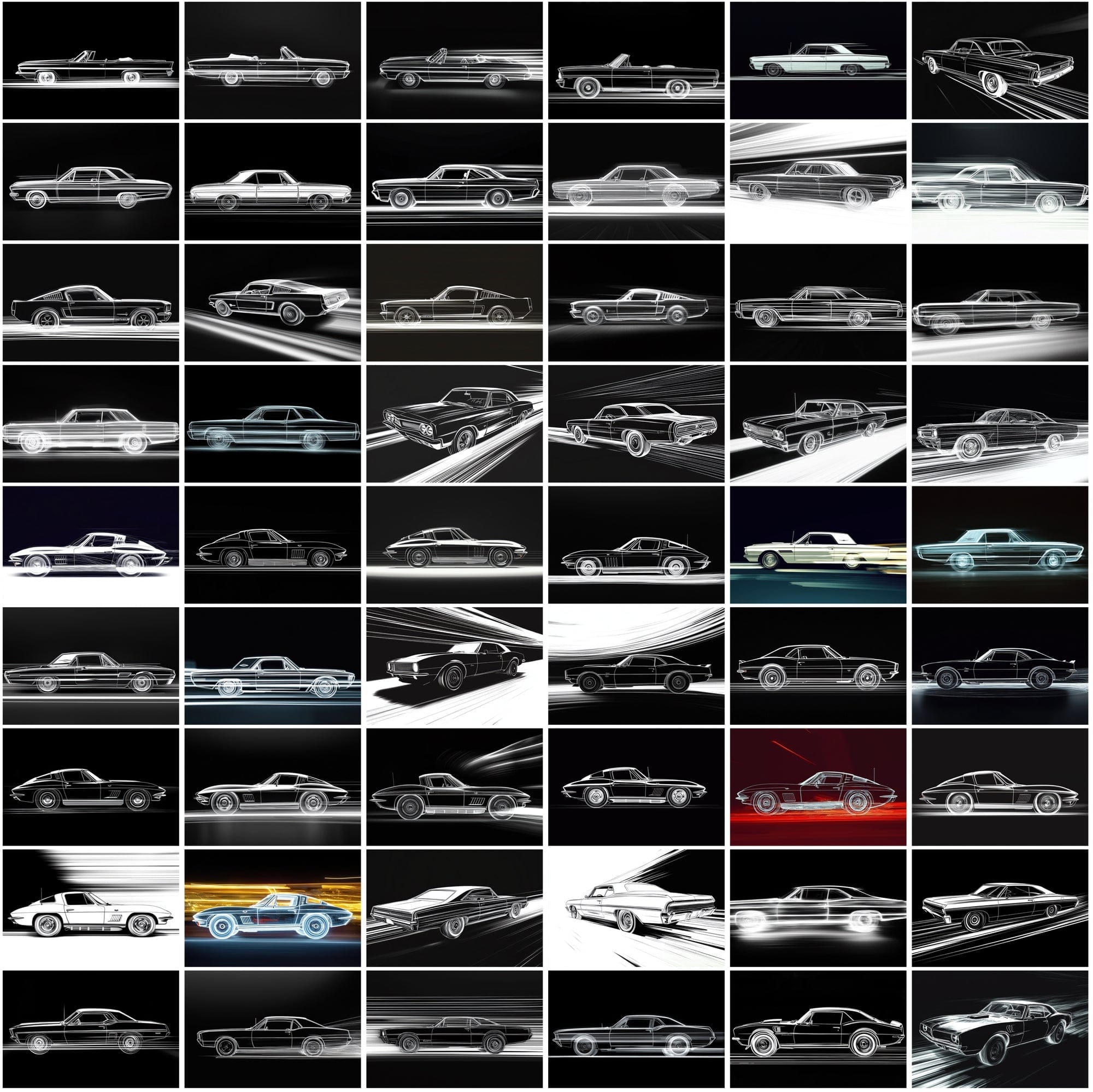 400 Vintage & Retro Car Images - High-Resolution JPGs with Commercial License Digital Download Sumobundle