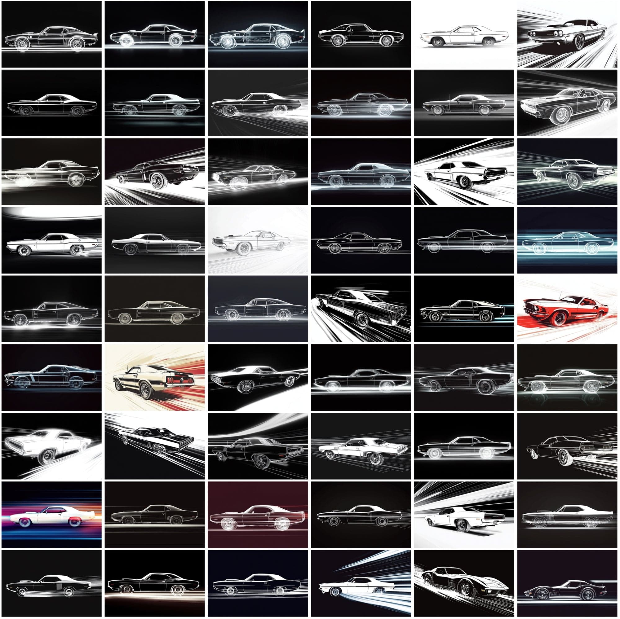 400 Vintage & Retro Car Images - High-Resolution JPGs with Commercial License Digital Download Sumobundle