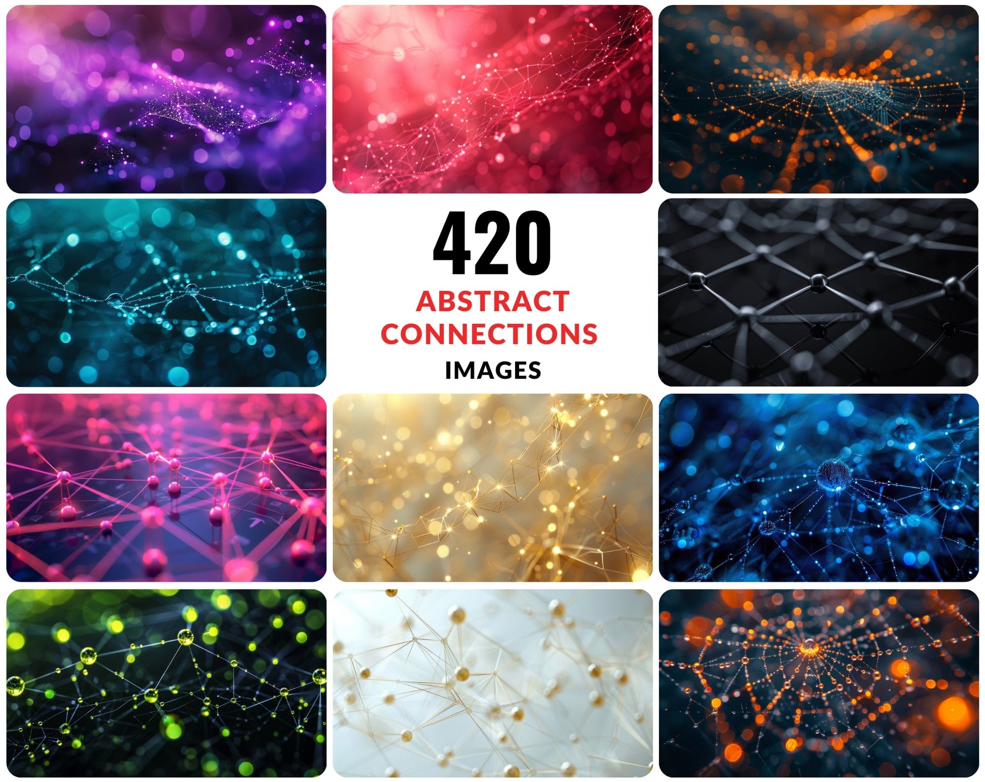 420 Images: Luminous Grids - The Beauty of Abstract Connections Digital Download Sumobundle