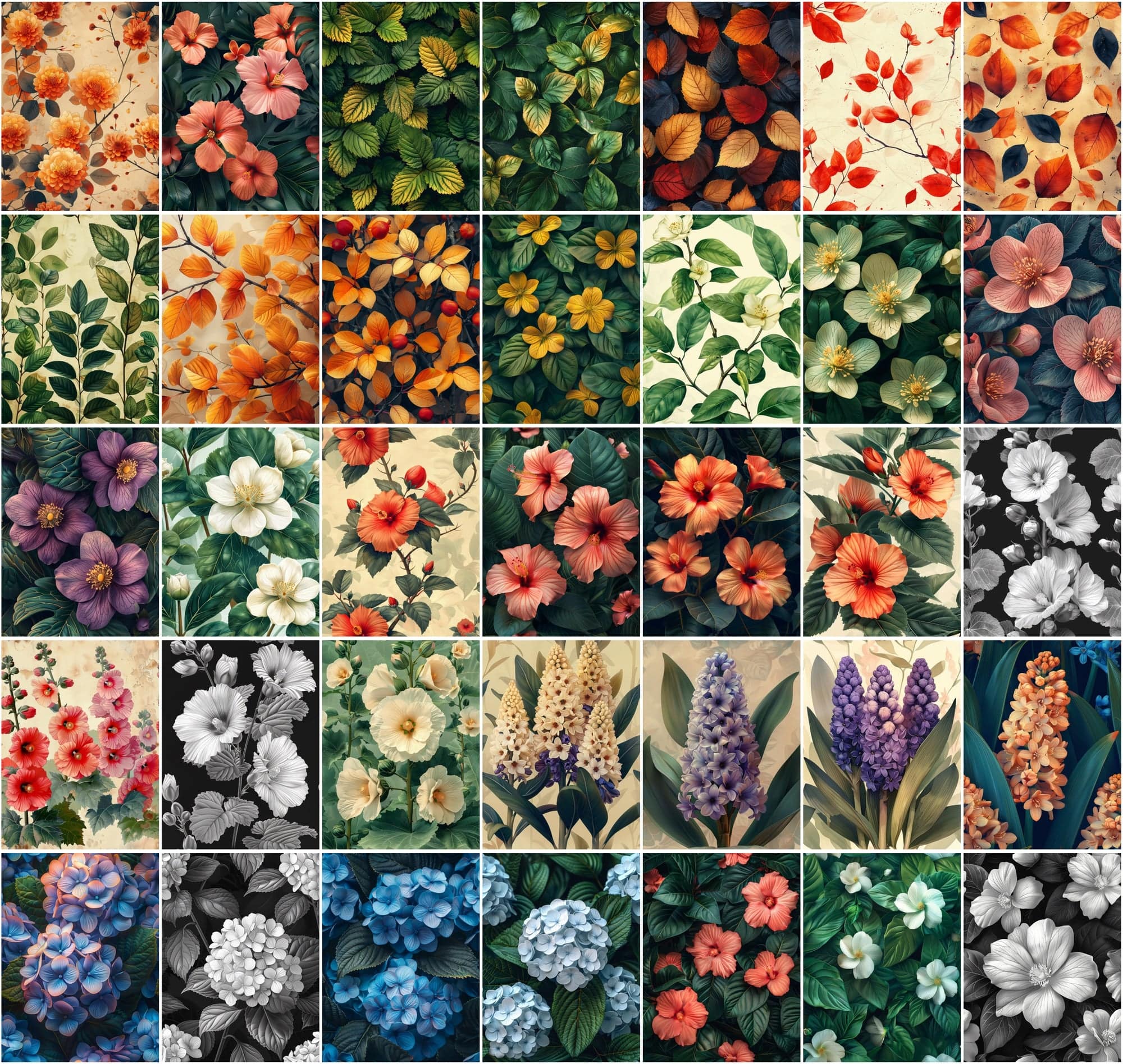 440 Floral Background Images Bundle Digital Download Sumobundle