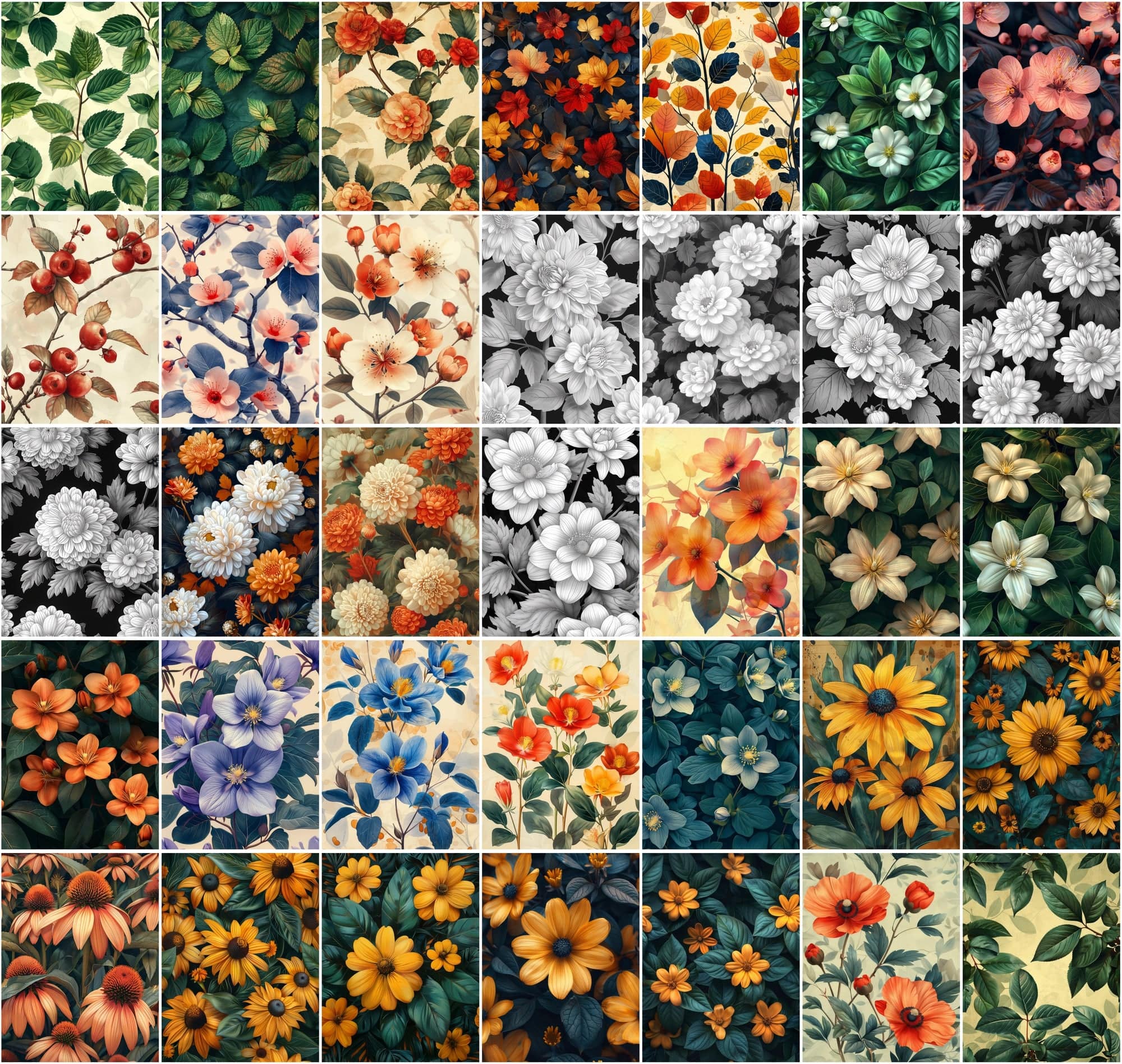 440 Floral Background Images Bundle Digital Download Sumobundle