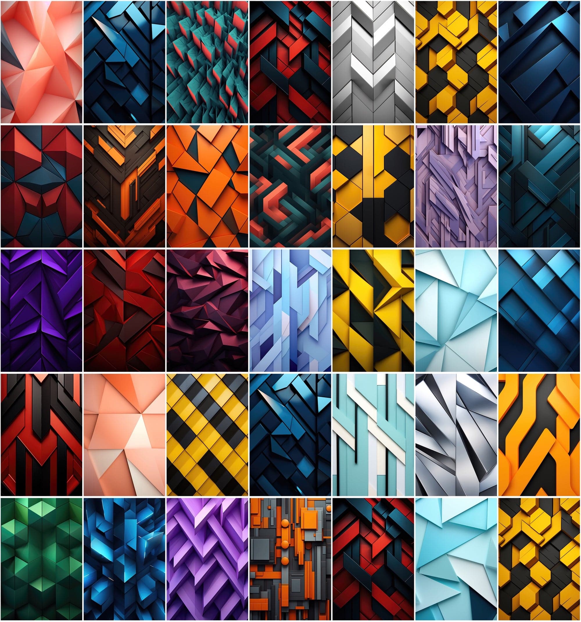 460 Premium Abstract Backgrounds: Action Painting, Geometric Designs, and Modernist Compositions - Commercial License Included Digital Download Sumobundle