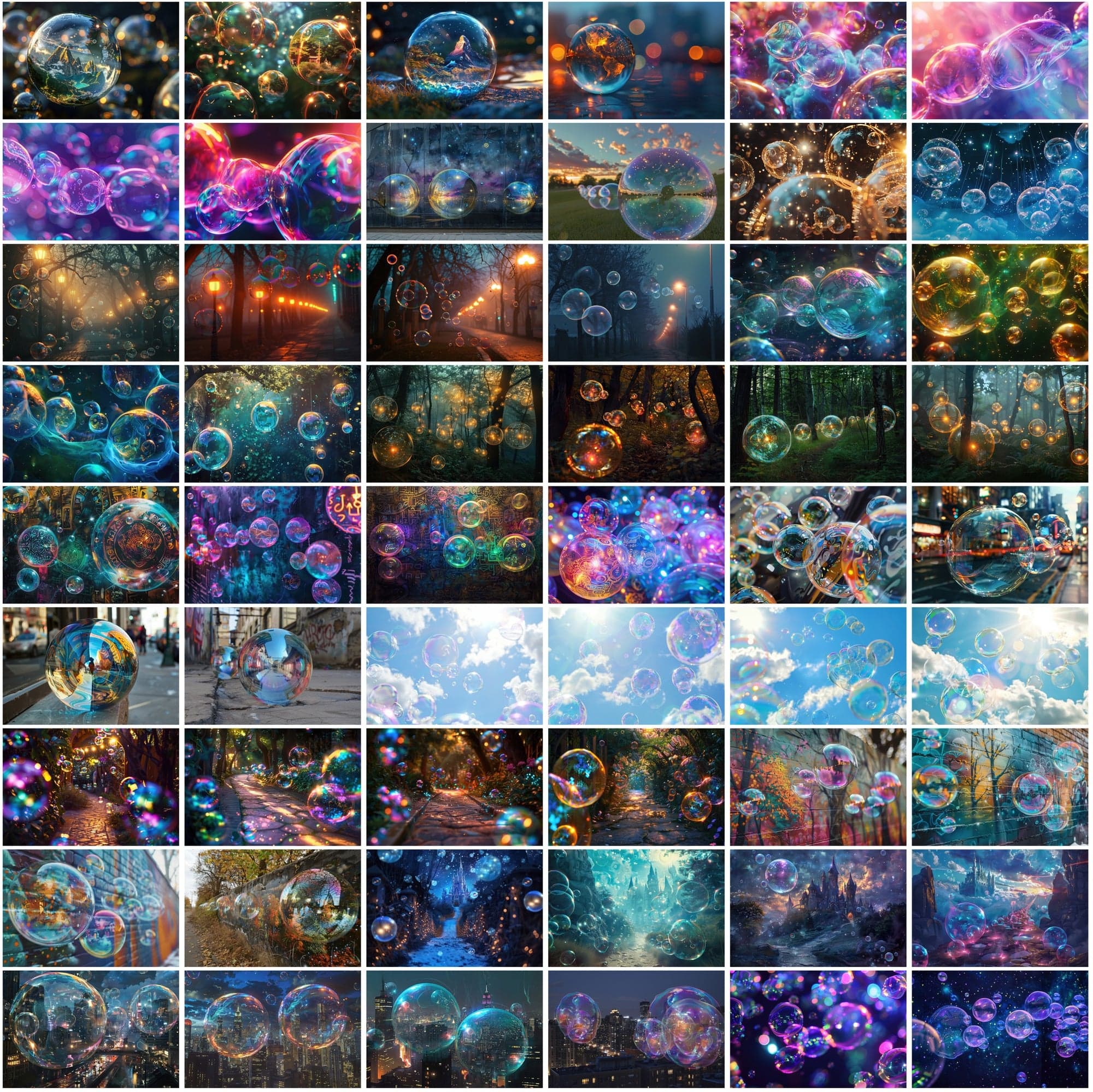 500 Unique Artistic Colourful Soap Bubbles Background Images Digital Download Sumobundle