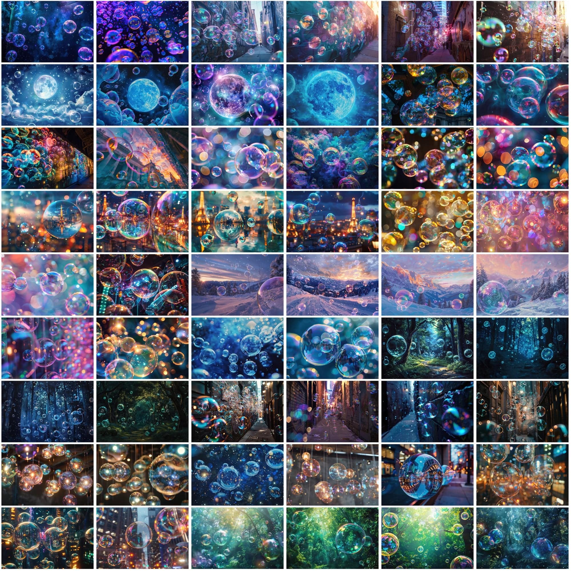 500 Unique Artistic Colourful Soap Bubbles Background Images Digital Download Sumobundle