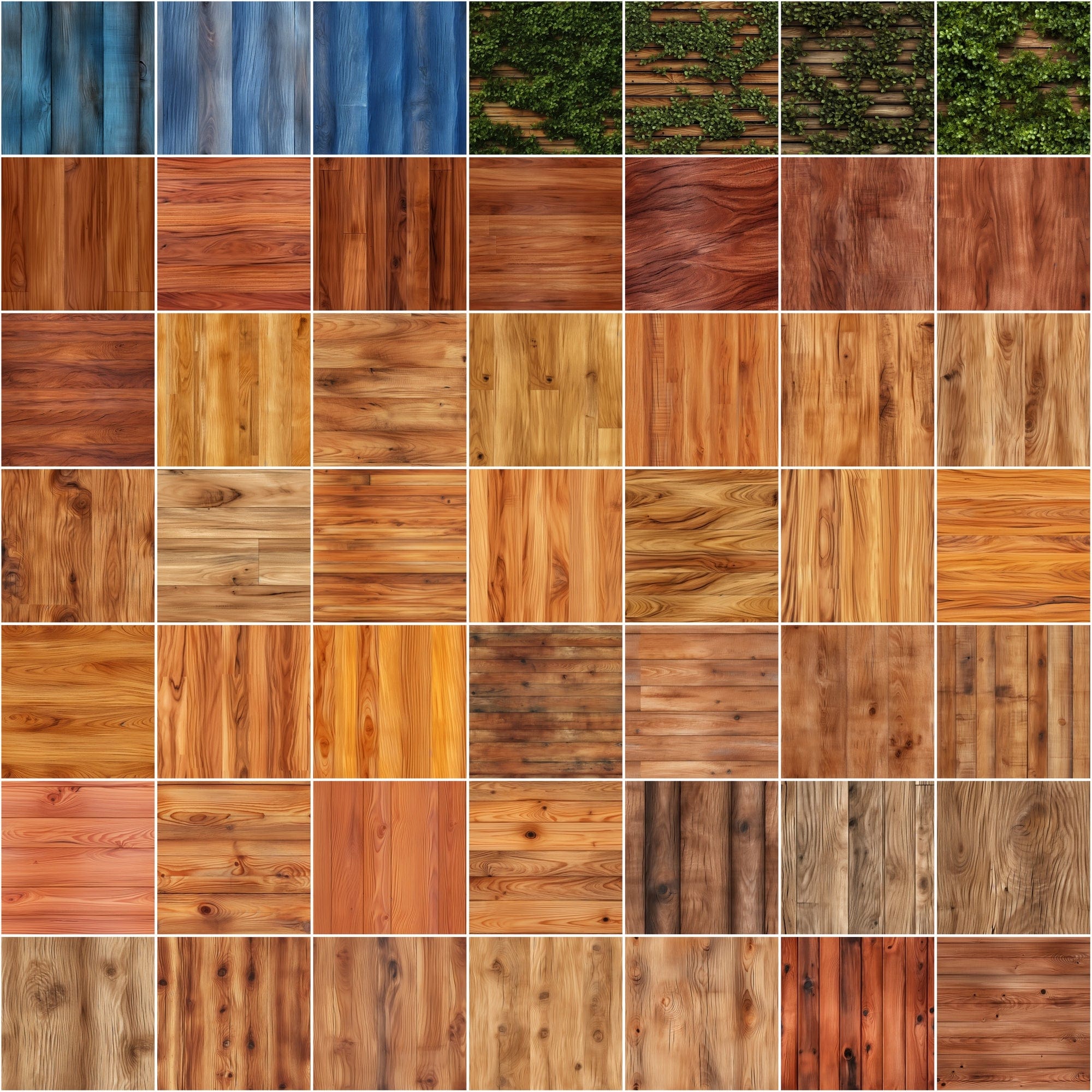 580 Seamless Wood Backgrounds & Photoshop Patterns Bundle - High-Resolution Images and .pat Files with Commercial License Sumobundle