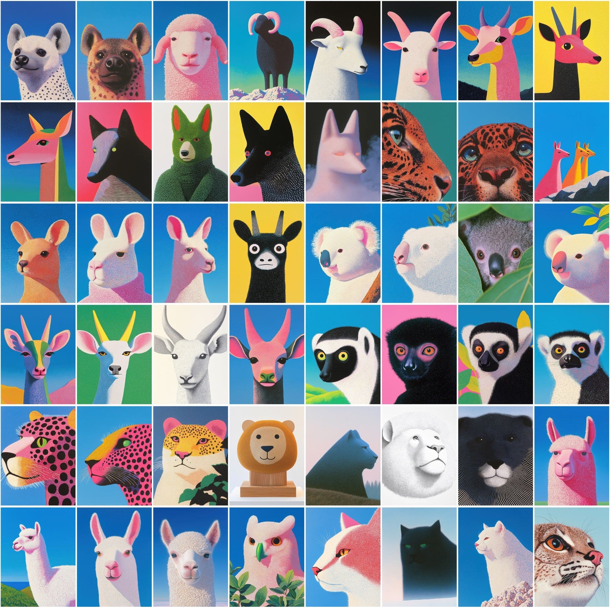590 Unique Animal Illustrations - High-Resolution JPG Files for Print on Demand & Wall Art Digital Download Sumobundle