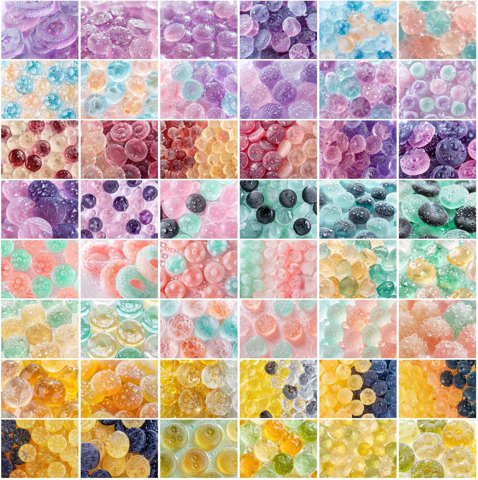 600 High-Resolution Gummy and Ice Cube Images Digital Download Sumobundle
