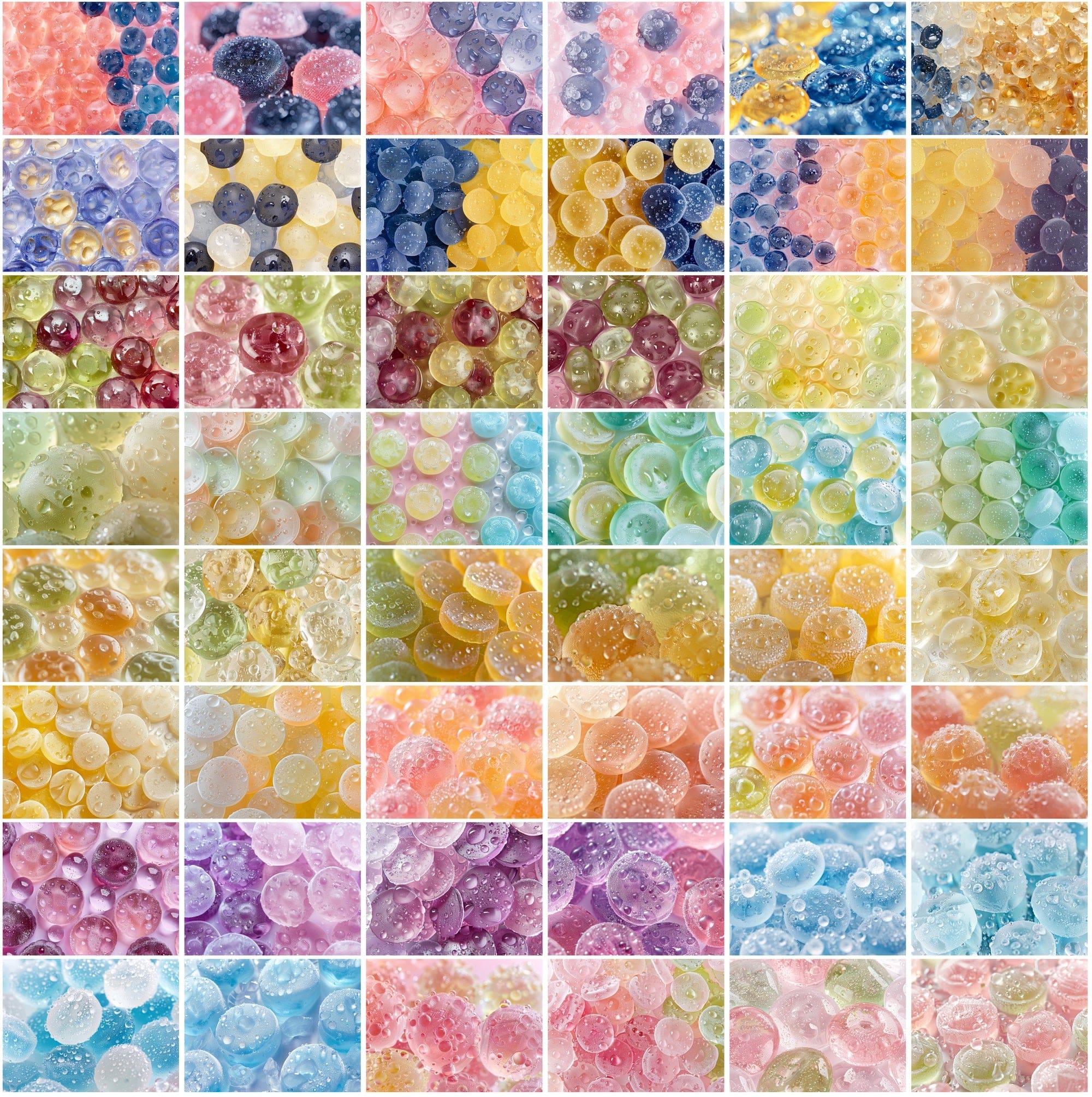 600 High-Resolution Gummy and Ice Cube Images Digital Download Sumobundle