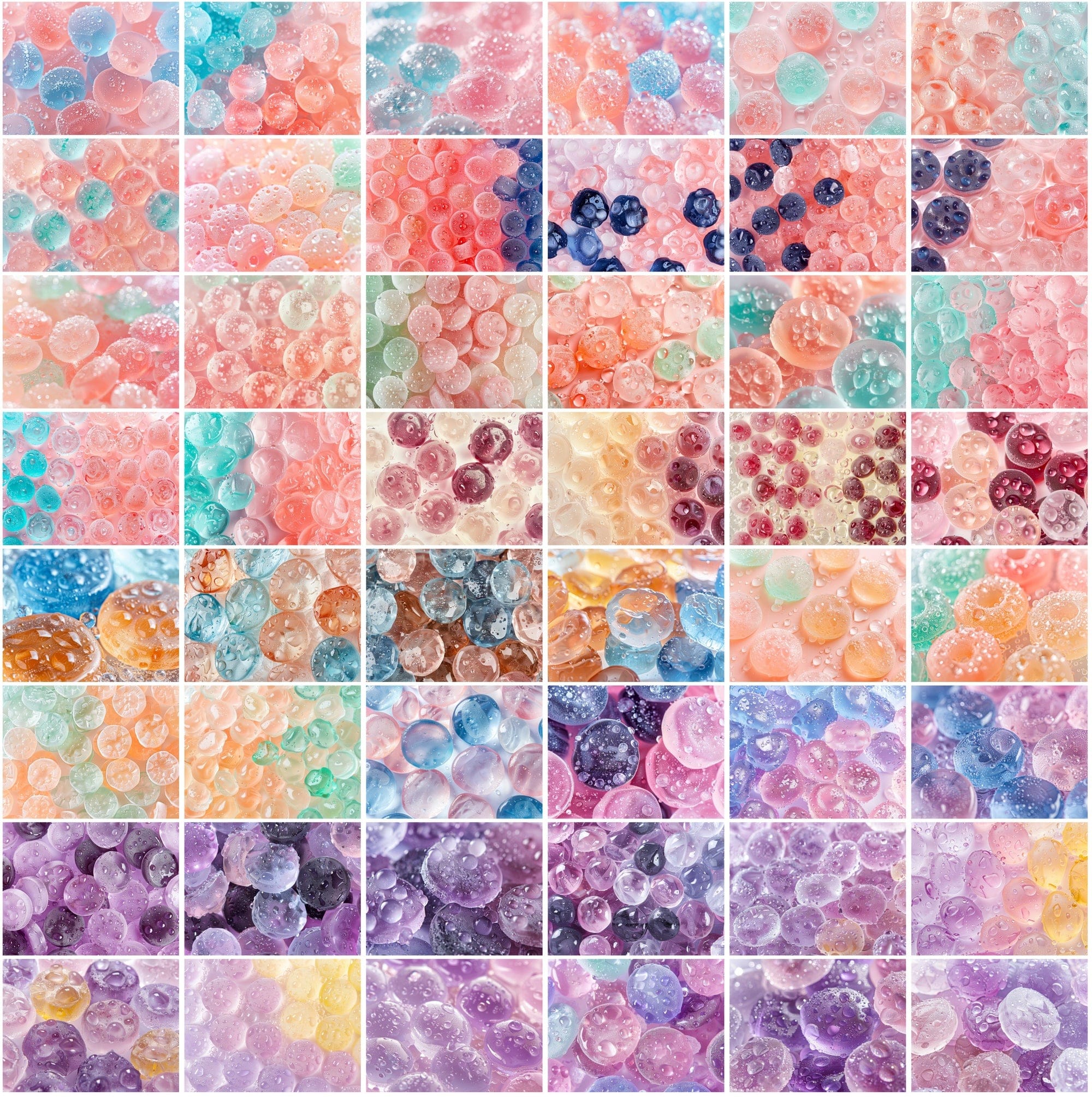 600 High-Resolution Gummy and Ice Cube Images Digital Download Sumobundle