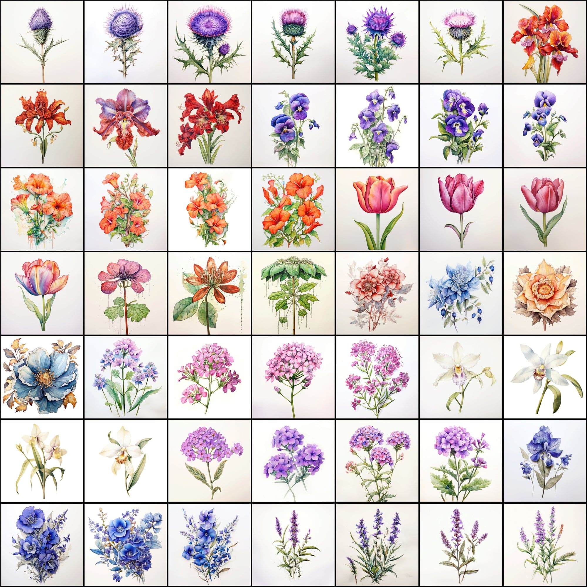 630 Flower PNG Images with Transparent Backgrounds & Commercial License Digital Download Sumobundle
