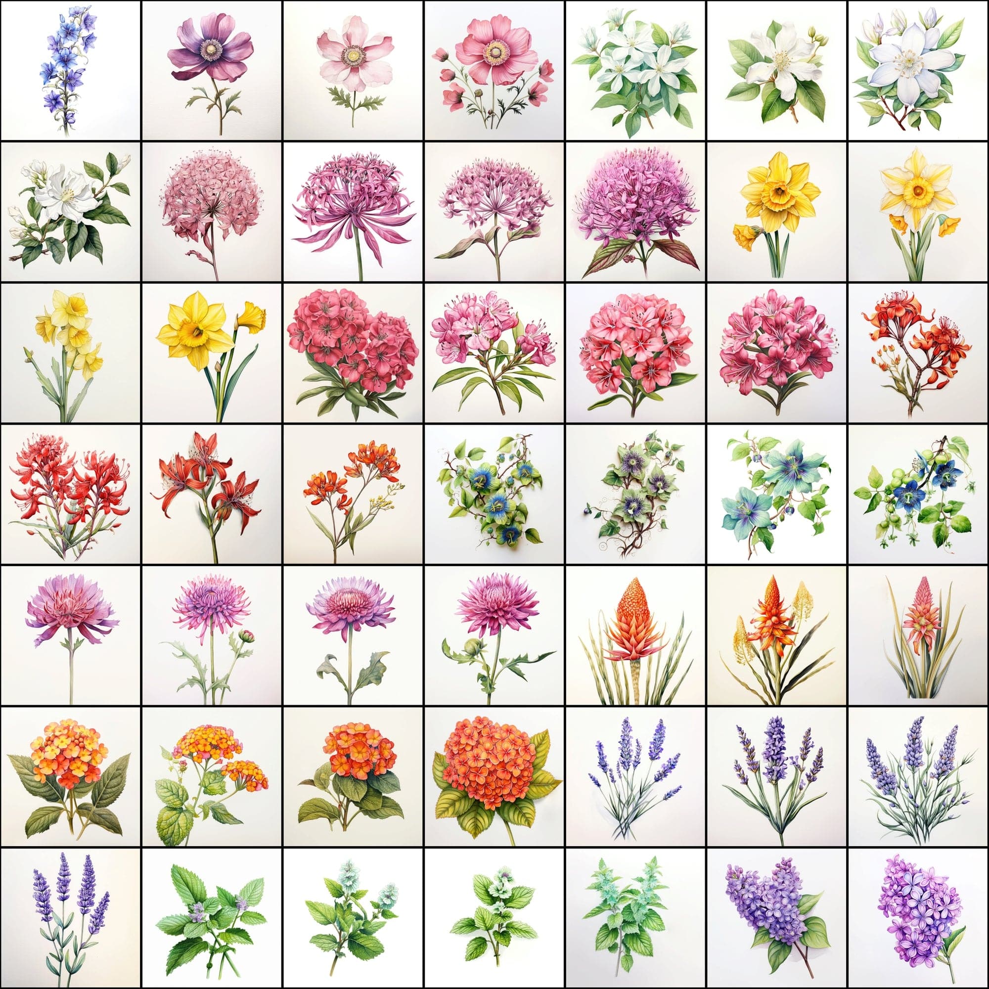 630 Flower PNG Images with Transparent Backgrounds & Commercial License Digital Download Sumobundle