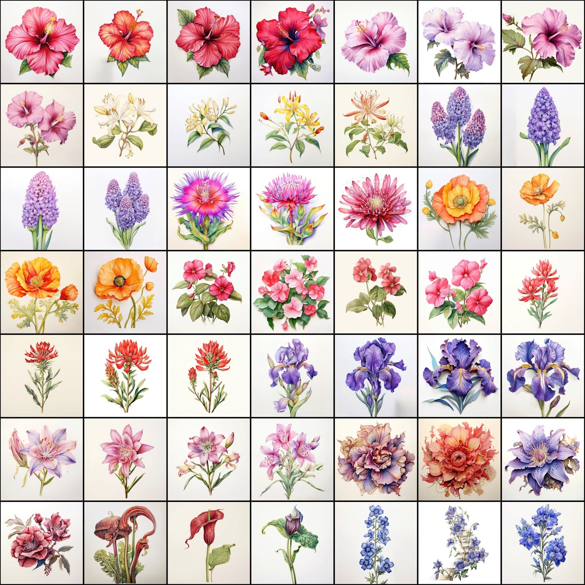630 Flower PNG Images with Transparent Backgrounds & Commercial License Digital Download Sumobundle