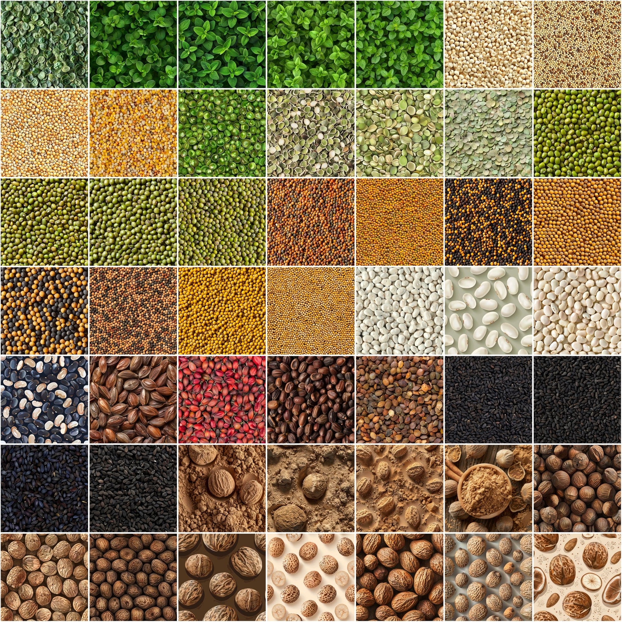 660 Seamless Spice & Seed Backgrounds with Photoshop Patterns Digital Download Sumobundle