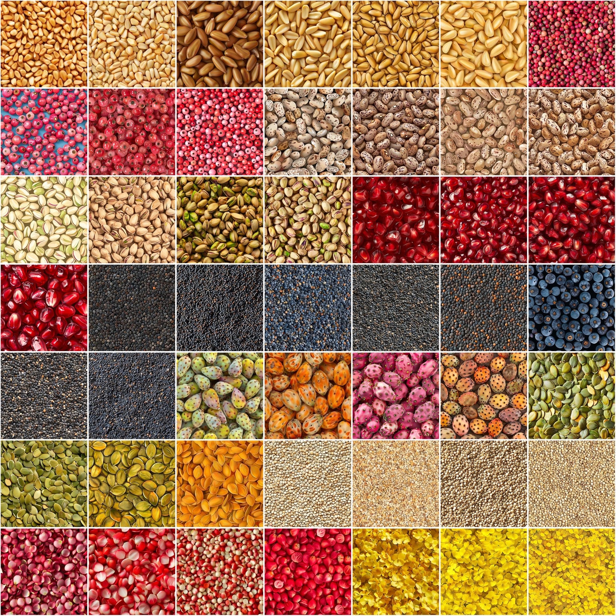 660 Seamless Spice & Seed Backgrounds with Photoshop Patterns Digital Download Sumobundle