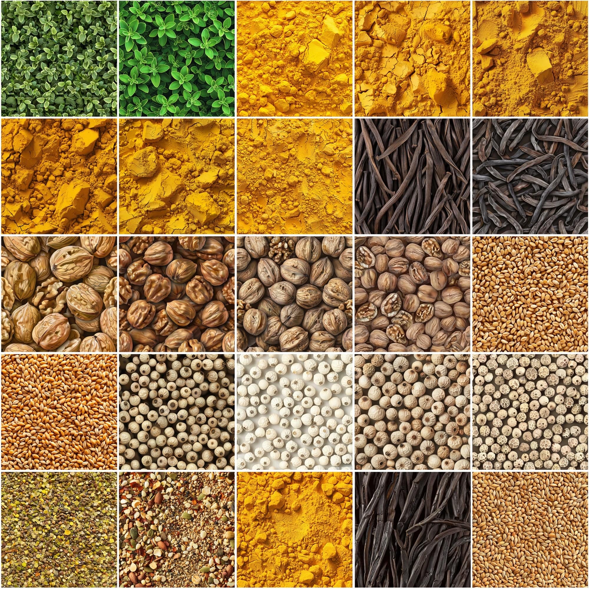660 Seamless Spice & Seed Backgrounds with Photoshop Patterns Digital Download Sumobundle