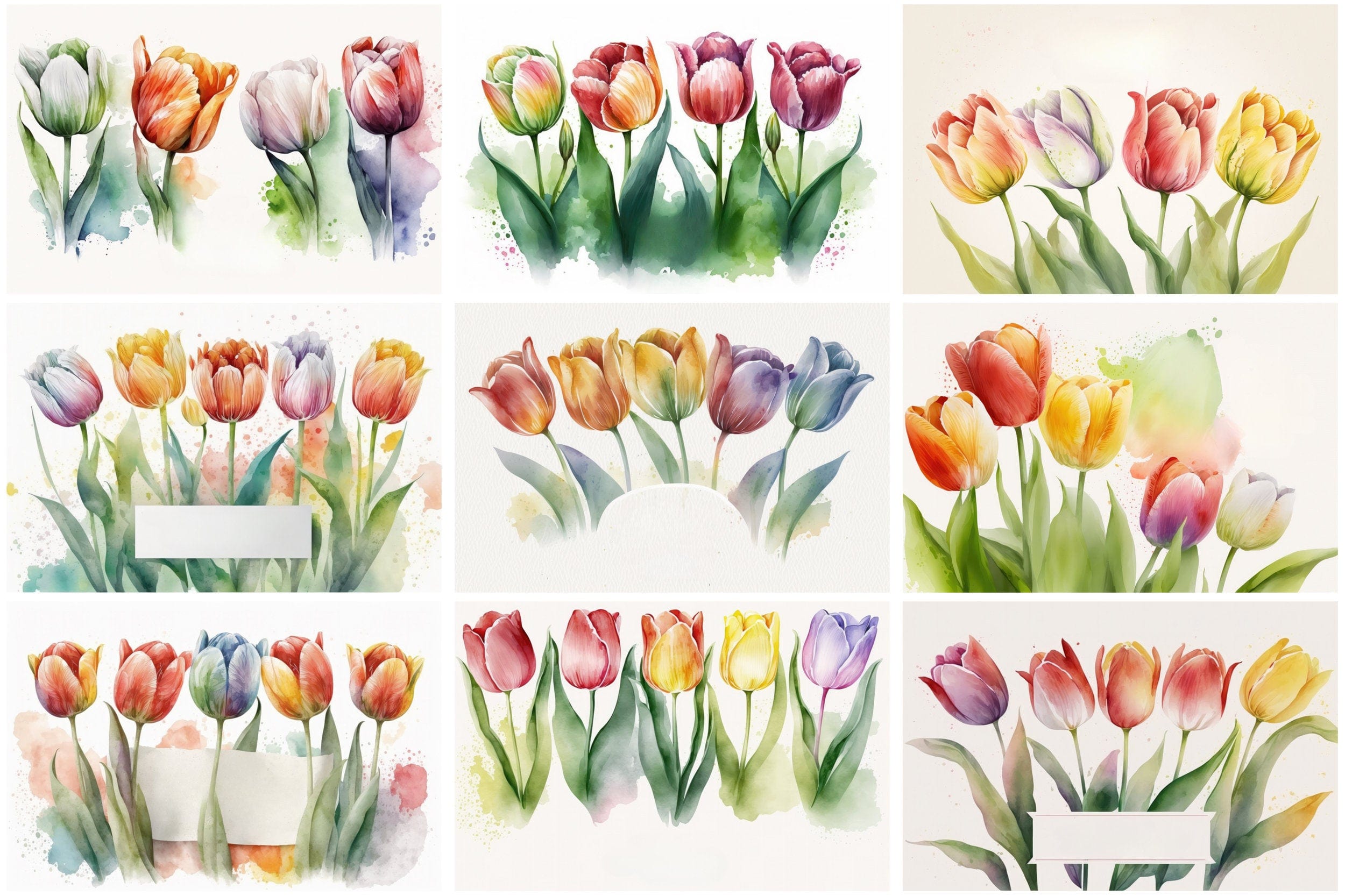 70 Stunning Tulip Images Bundle: Perfect for Banners & Cards - High-Resolution, Royalty-Free, and Ready for Instant Download Digital Download Sumobundle