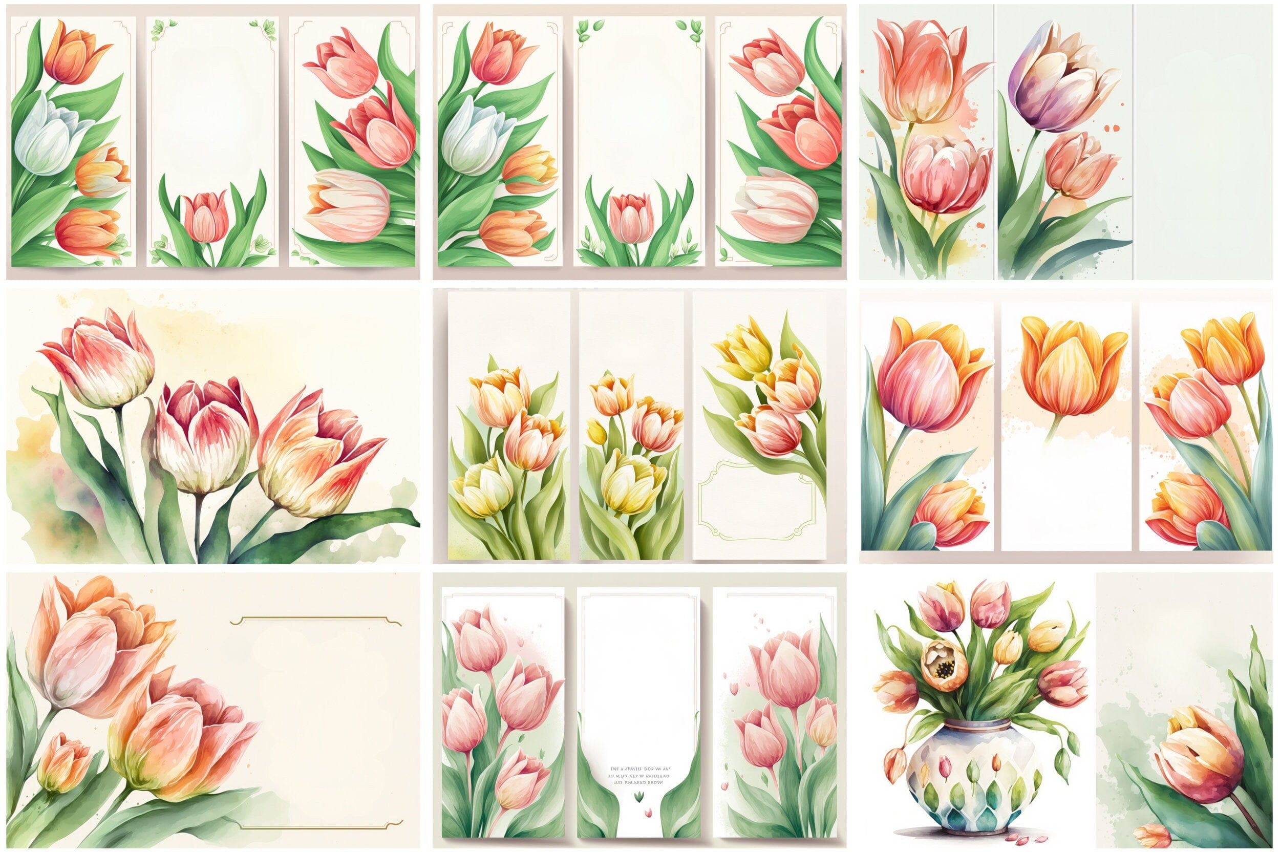 70 Stunning Tulip Images Bundle: Perfect for Banners & Cards - High-Resolution, Royalty-Free, and Ready for Instant Download Digital Download Sumobundle