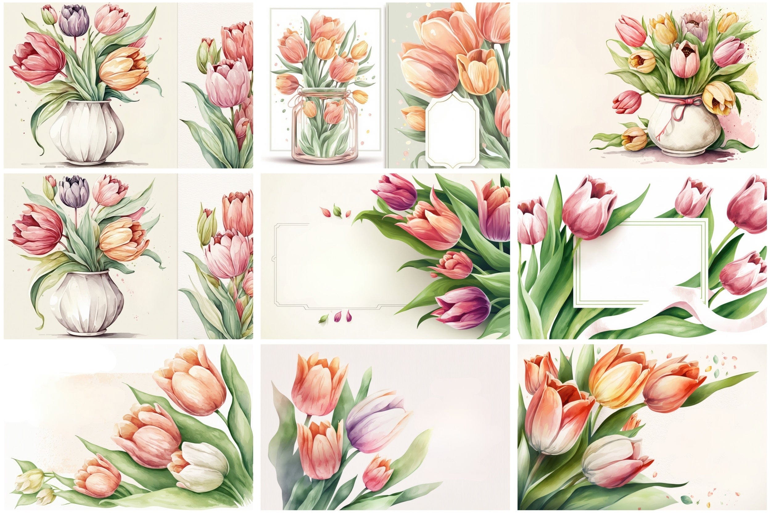 70 Stunning Tulip Images Bundle: Perfect for Banners & Cards - High-Resolution, Royalty-Free, and Ready for Instant Download Digital Download Sumobundle
