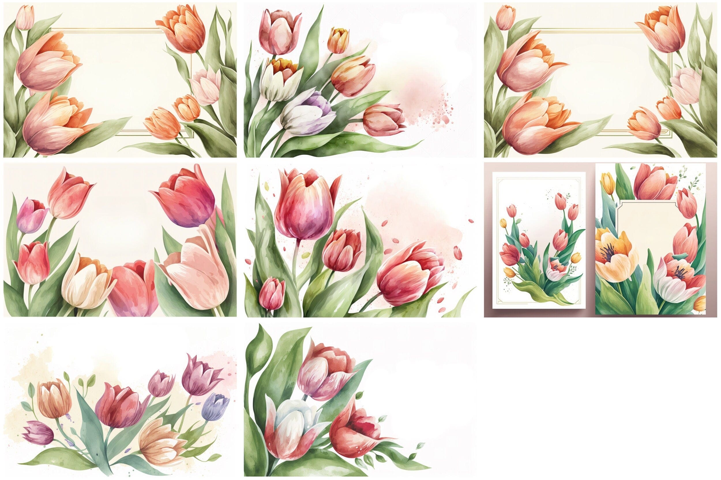 70 Stunning Tulip Images Bundle: Perfect for Banners & Cards - High-Resolution, Royalty-Free, and Ready for Instant Download Digital Download Sumobundle