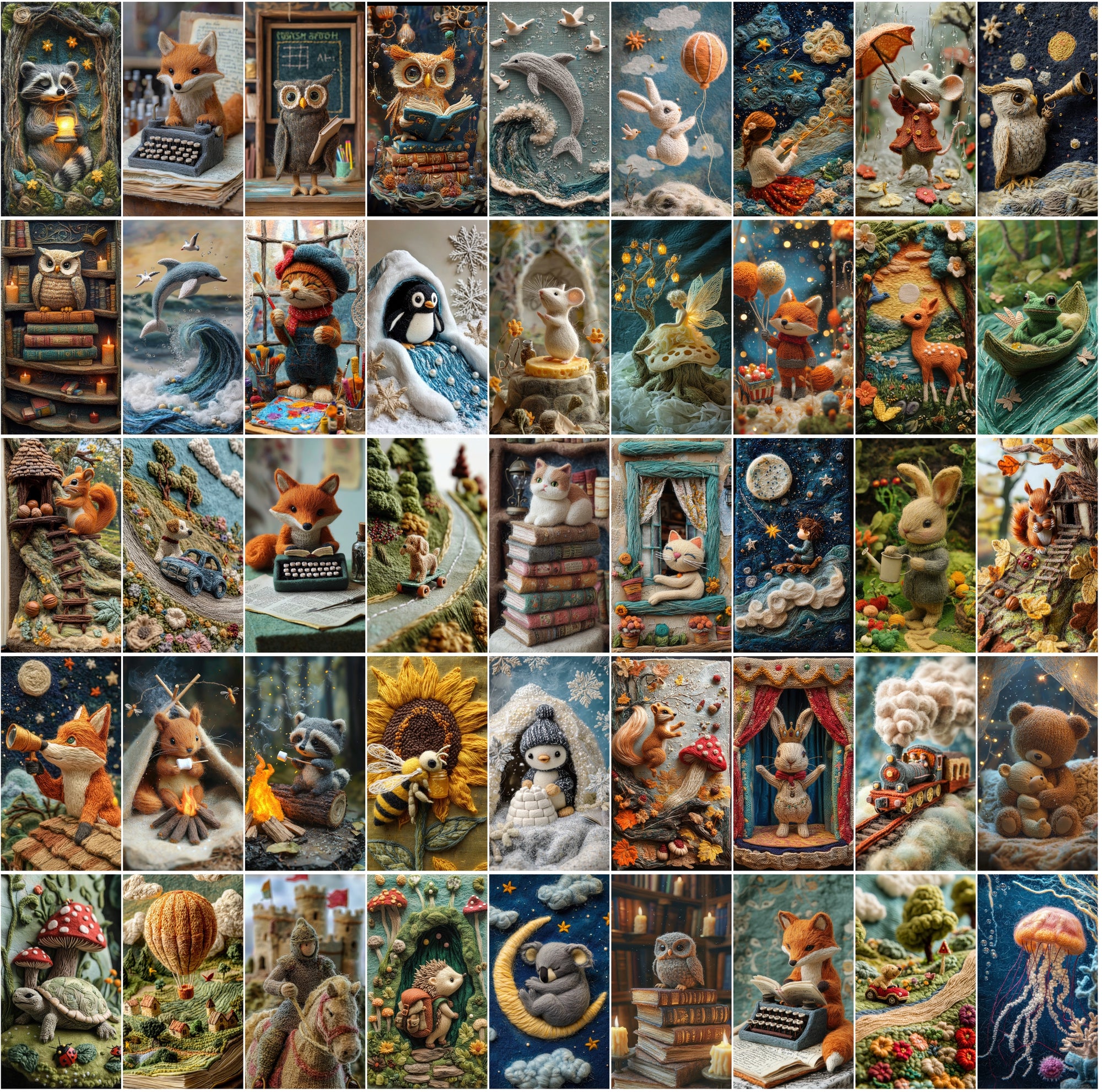 530 Wool Knitting Digital Images - High-Resolution Artistic Textures for Craft & Design