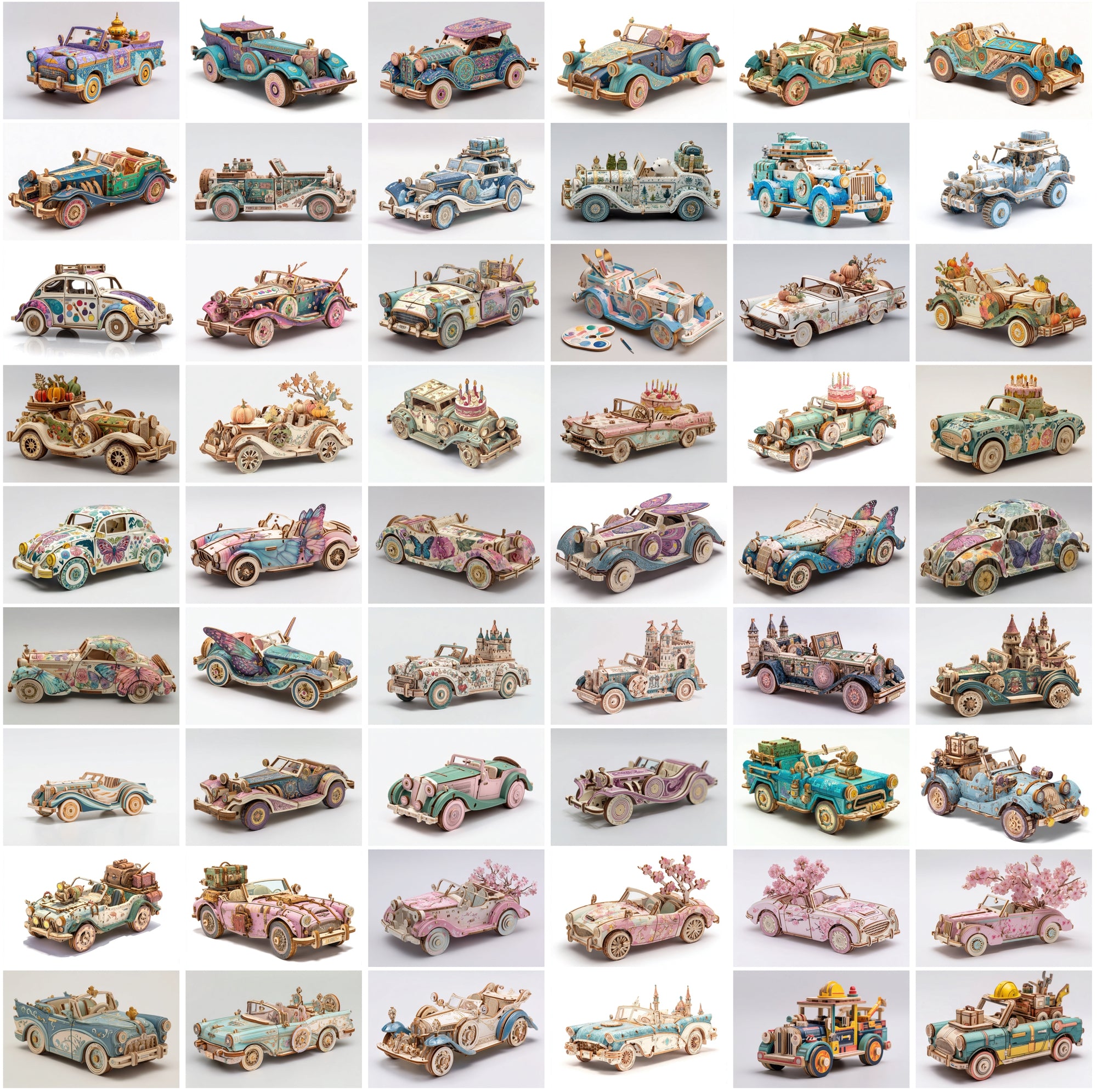 600 Magical Puzzle Car Images – Fairytale-Inspired