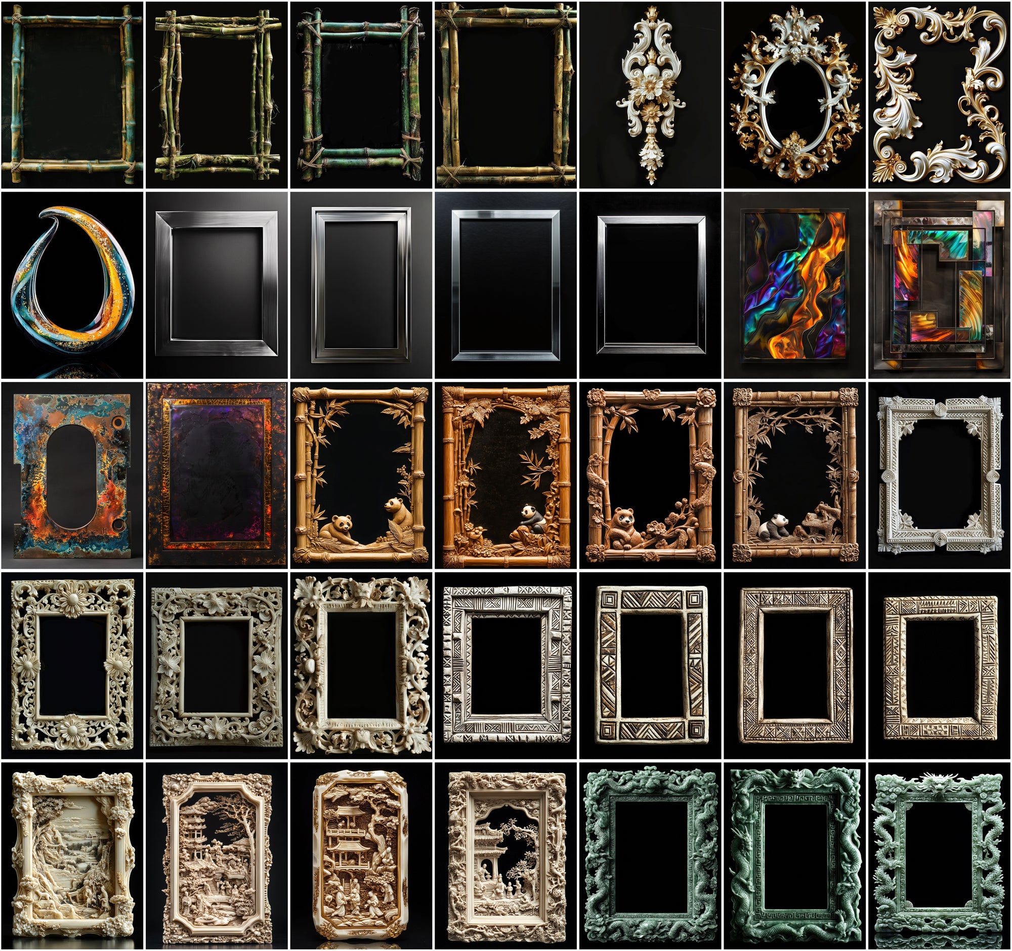 300 Premium Photo Frames Bundle