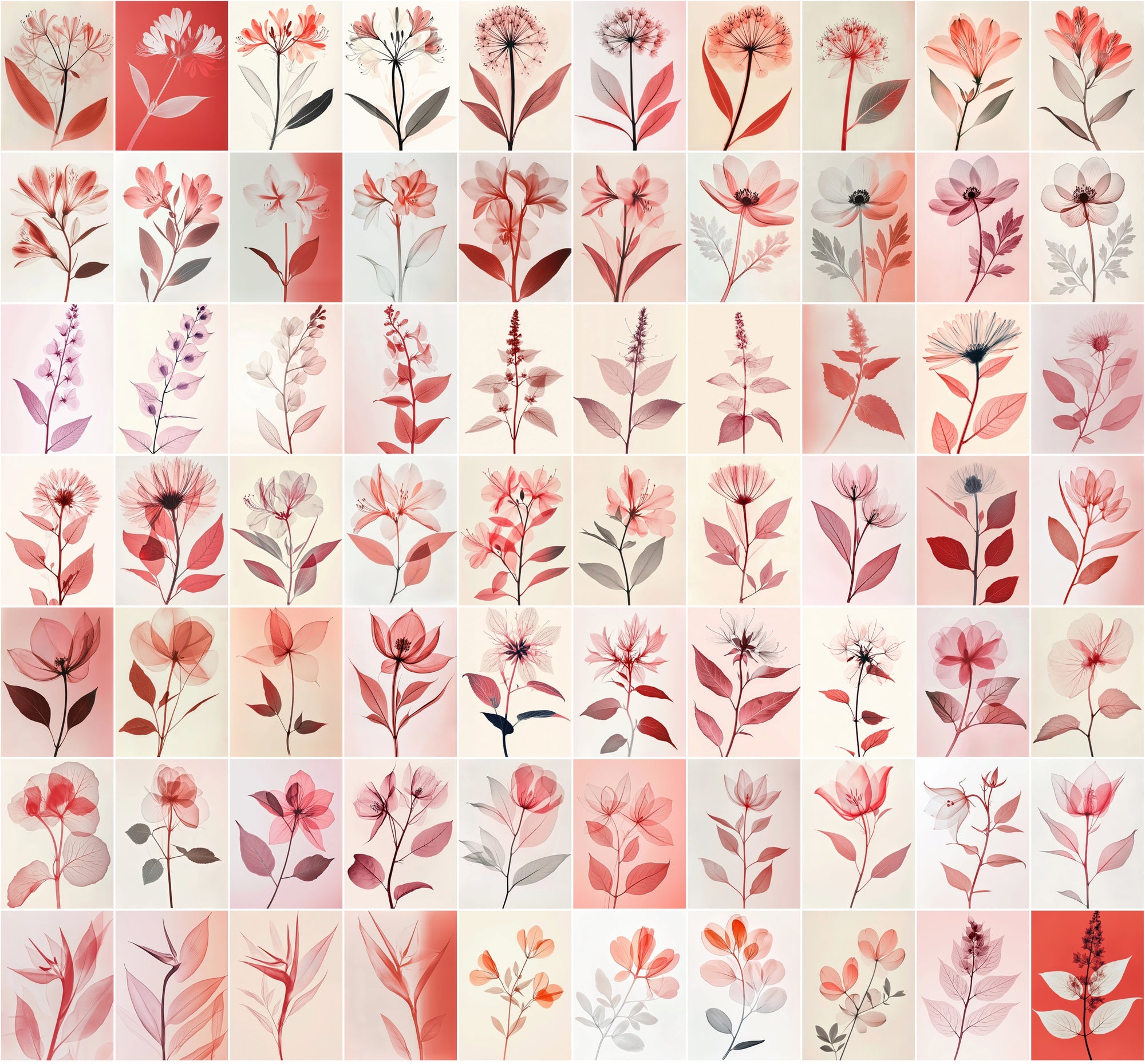 790 Translucent Flower with Minimalistic Design