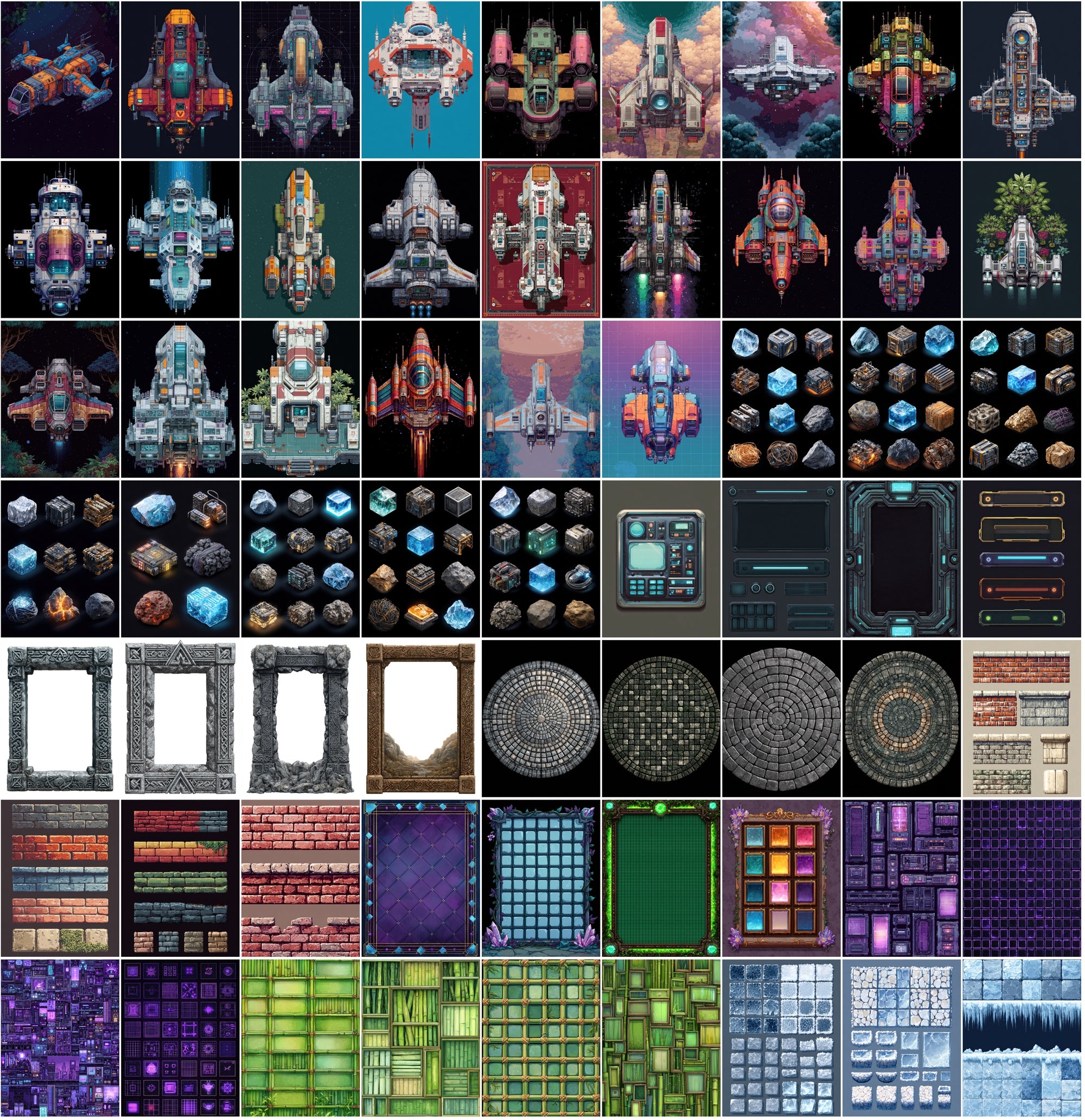 990 Premium Sprite Images – Commercial Use, Fantasy & Sci-Fi Assets