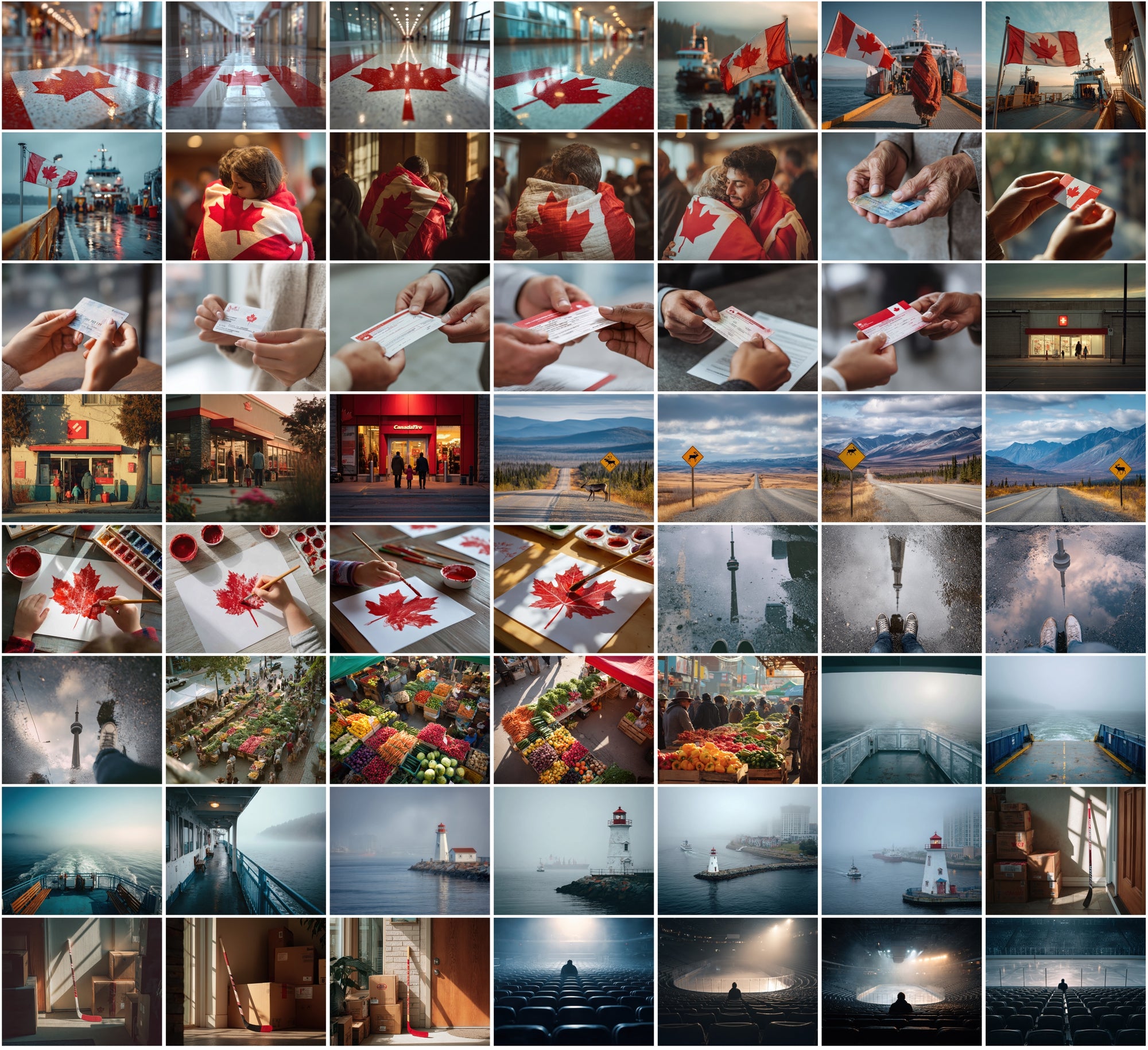 840 Canada Travel & Immigration Photos | Maple Leaf, Flag, Passport, Landmarks