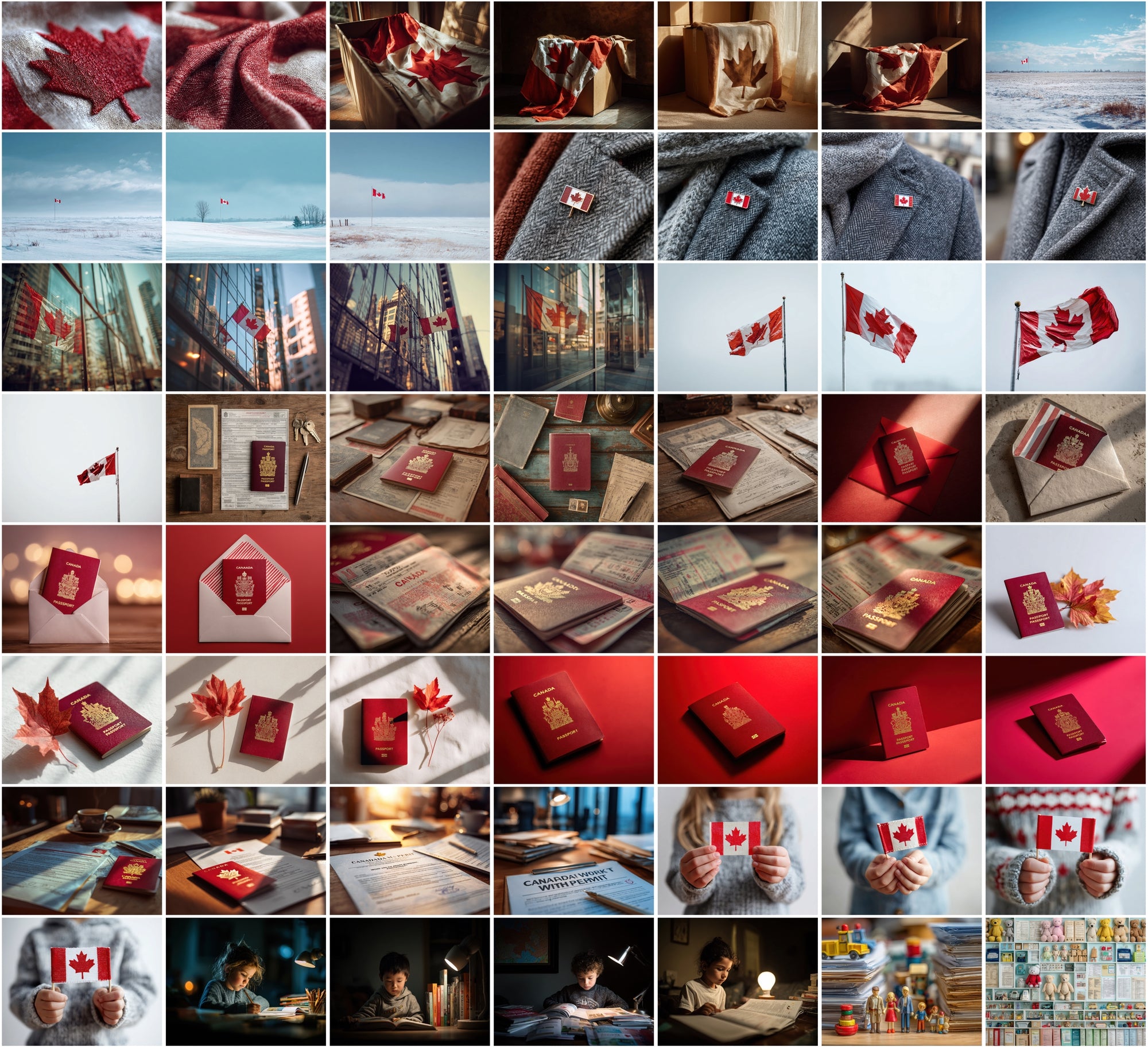 840 Canada Travel & Immigration Photos | Maple Leaf, Flag, Passport, Landmarks