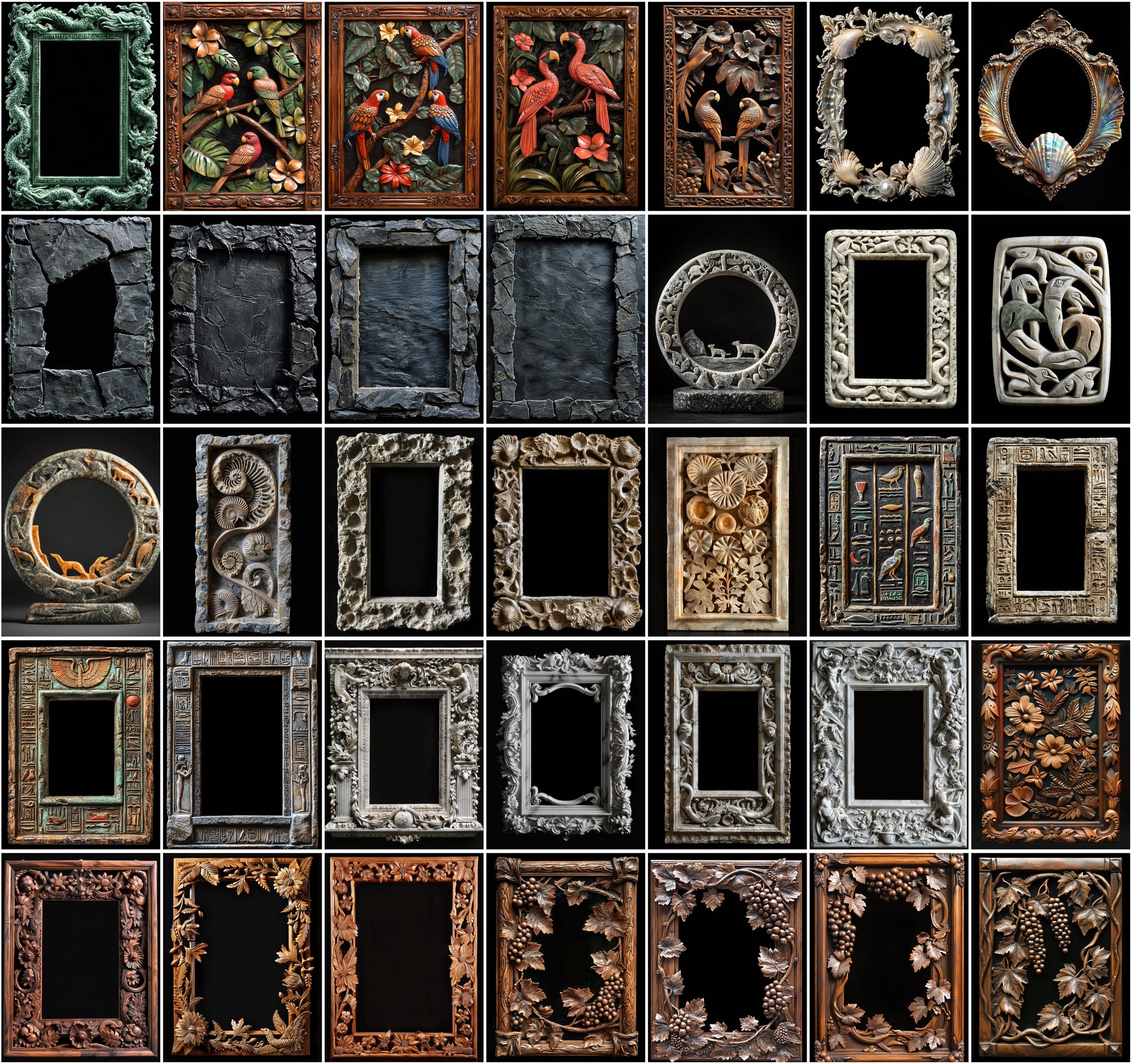 300 Premium Photo Frames Bundle