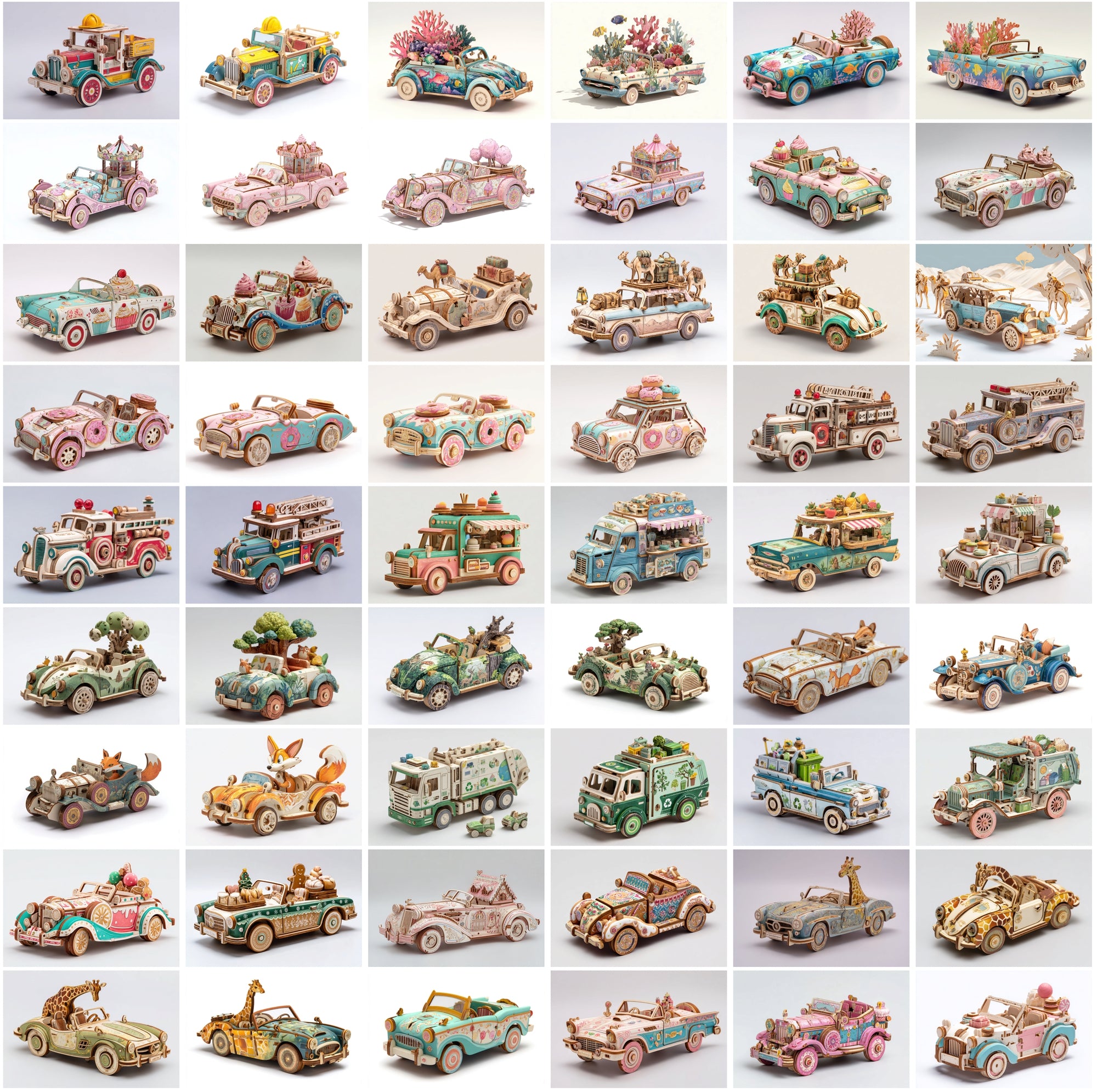 600 Magical Puzzle Car Images – Fairytale-Inspired
