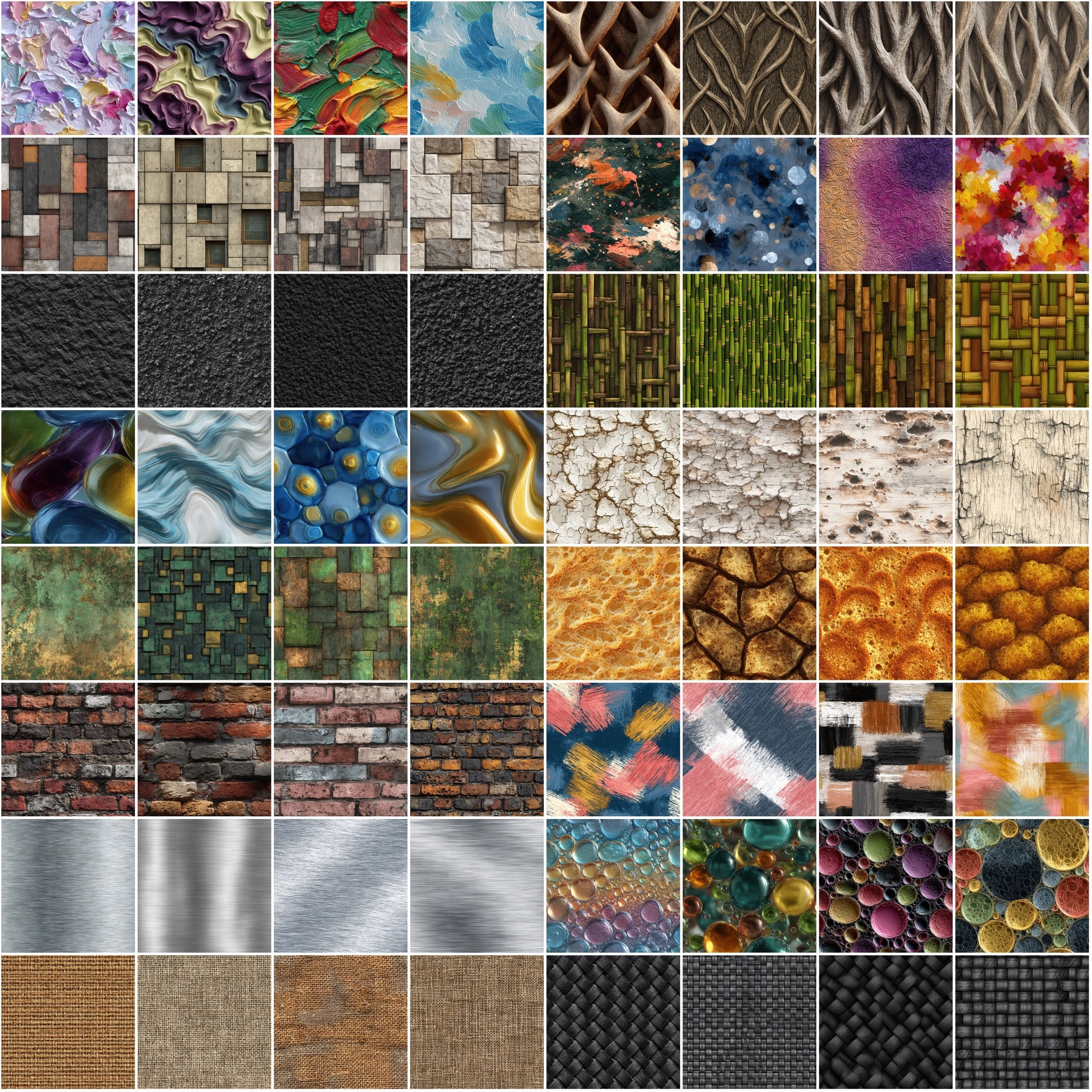700 Seamless Texture Patterns | JPG & Photoshop .PAT