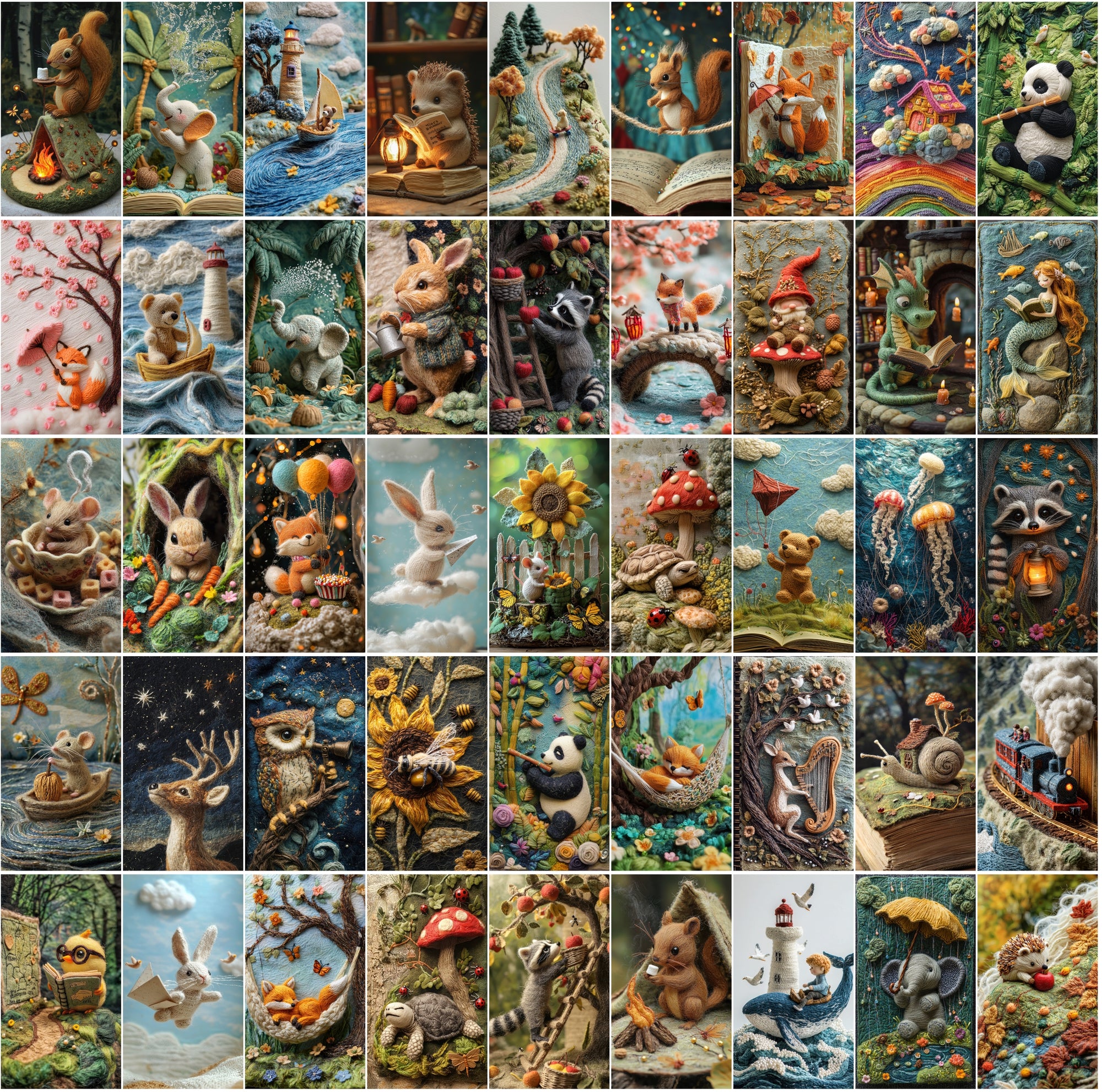 530 Wool Knitting Digital Images - High-Resolution Artistic Textures for Craft & Design