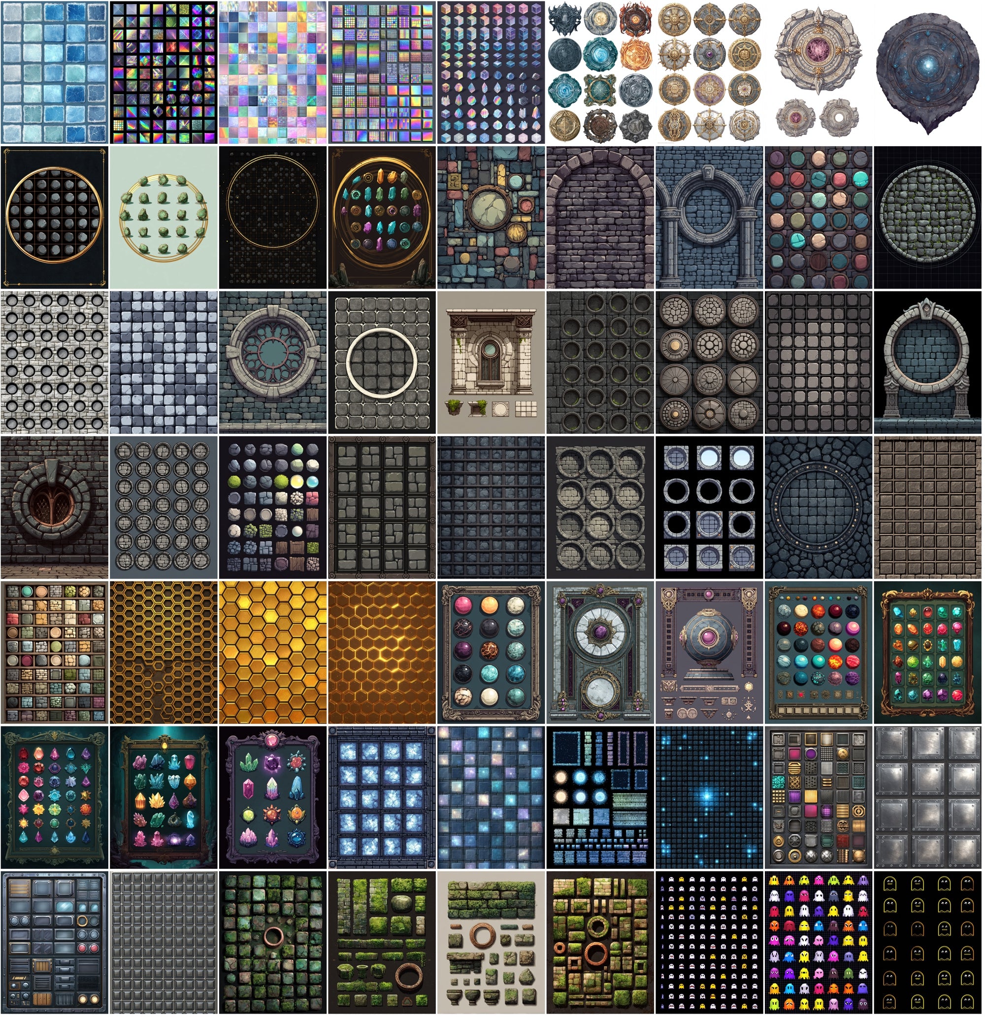 990 Premium Sprite Images – Commercial Use, Fantasy & Sci-Fi Assets