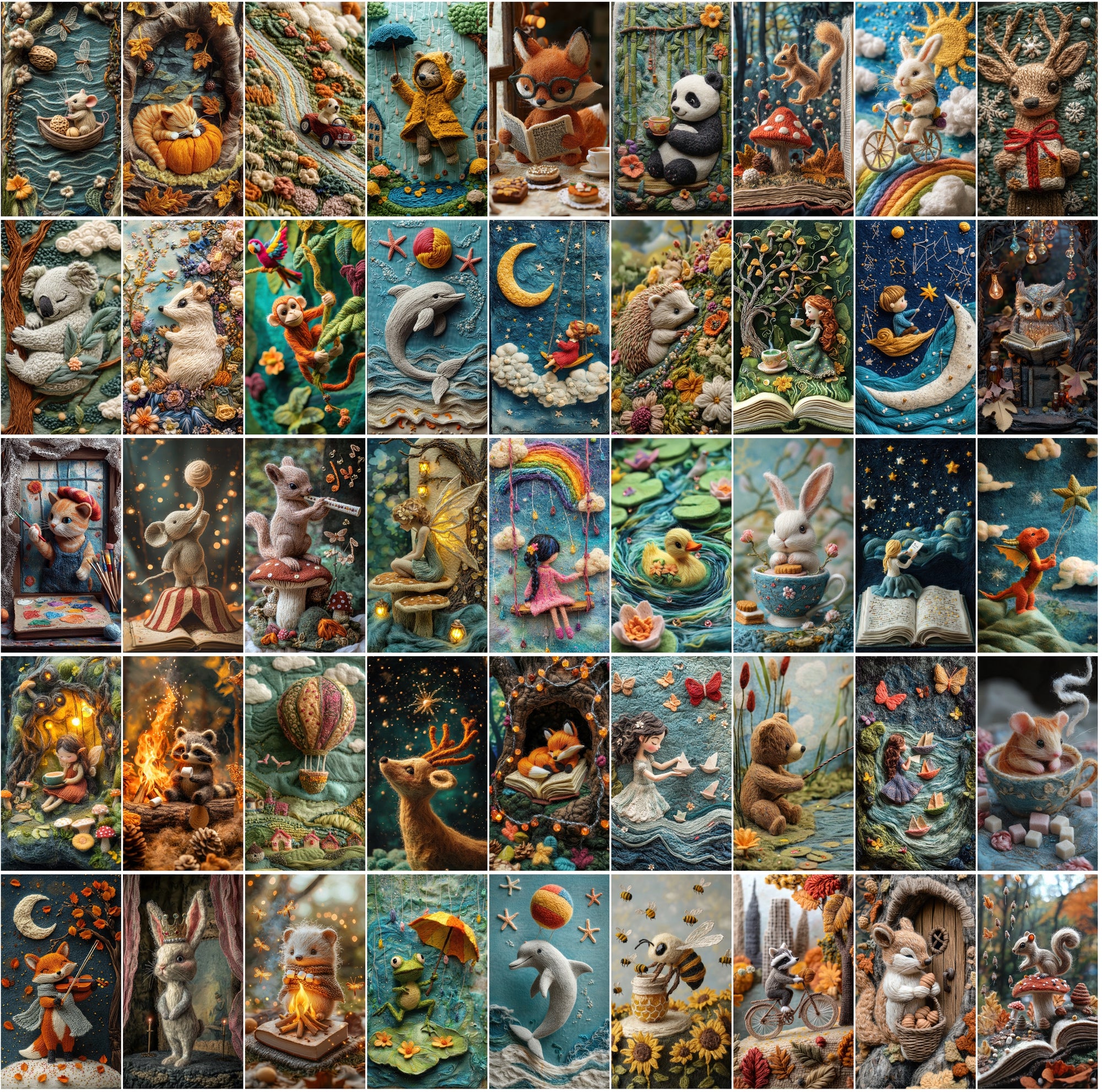 530 Wool Knitting Digital Images - High-Resolution Artistic Textures for Craft & Design