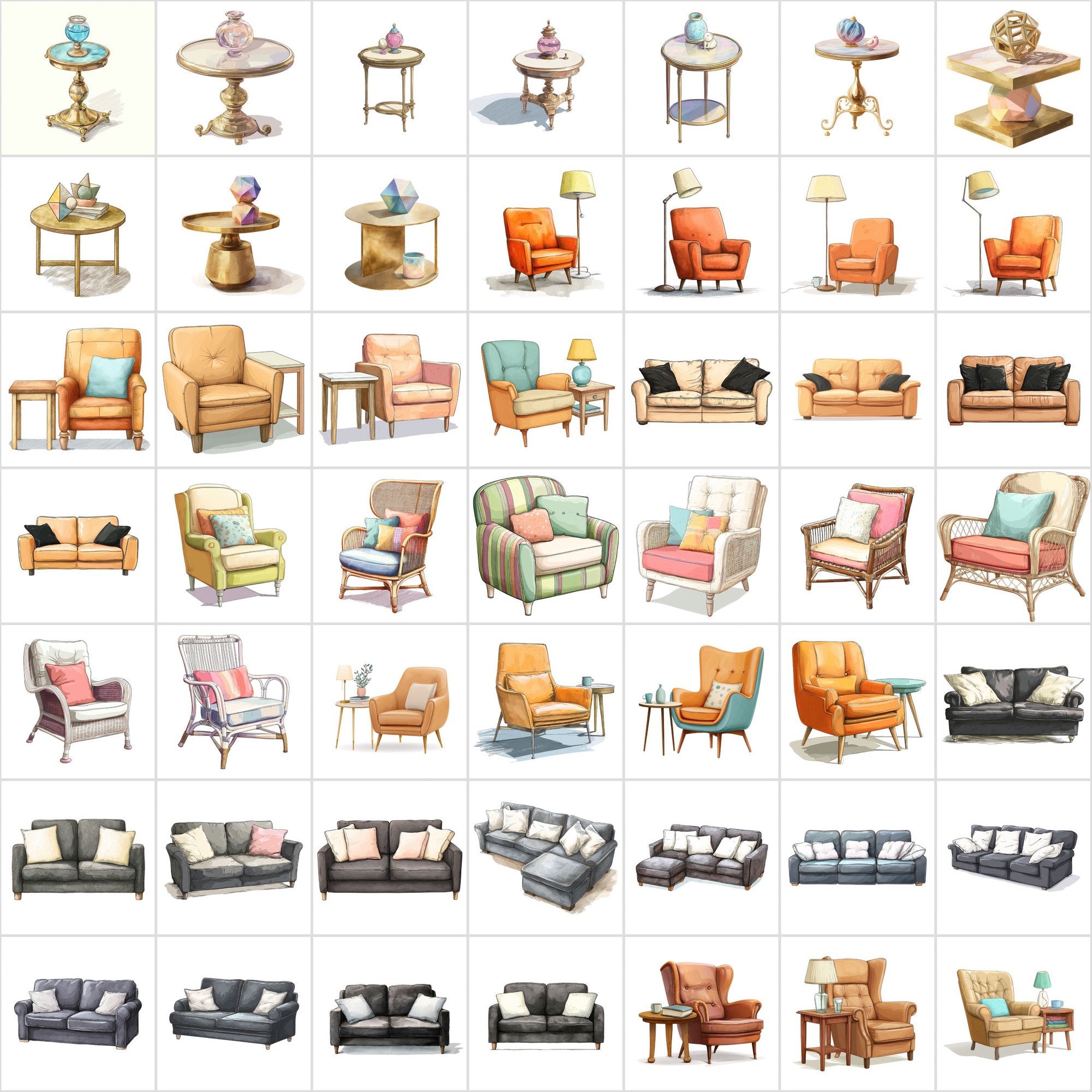 590 Minimalist Interior Design JPGs – Neutral Toned Furniture & Decor