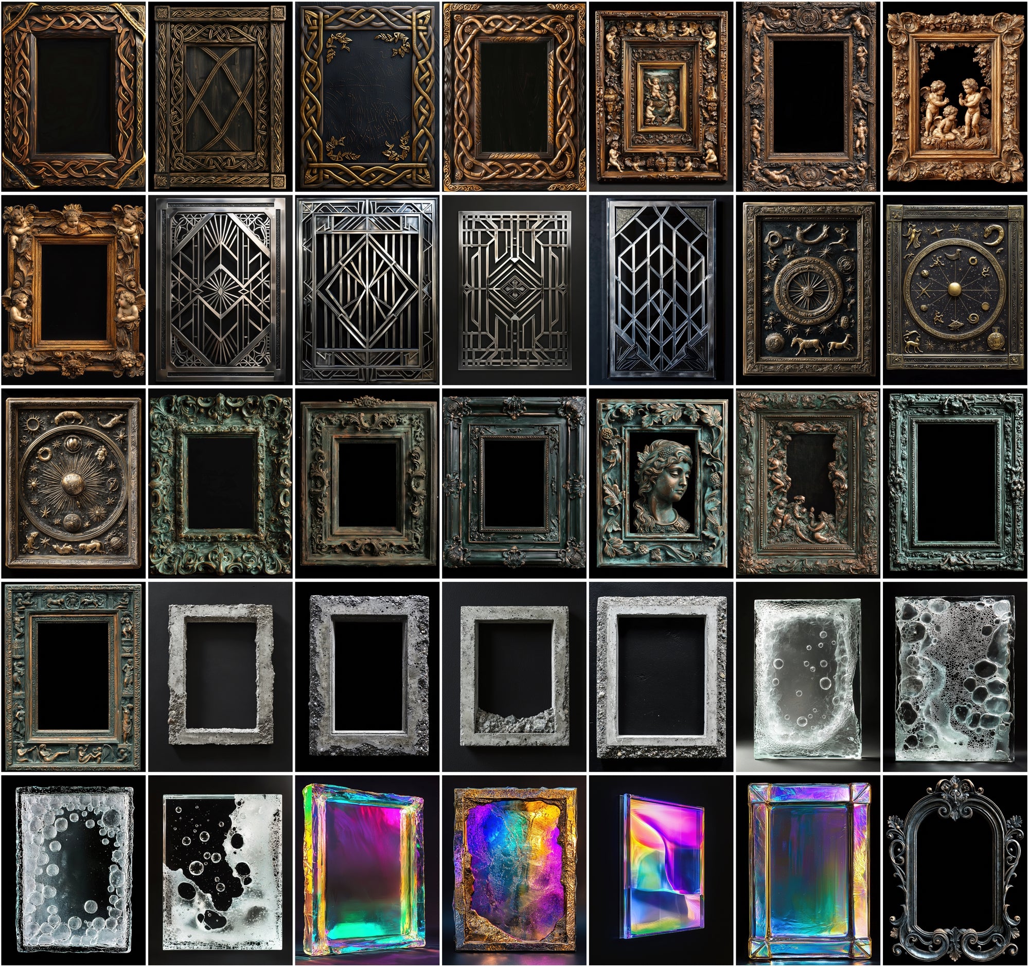 300 Premium Photo Frames Bundle