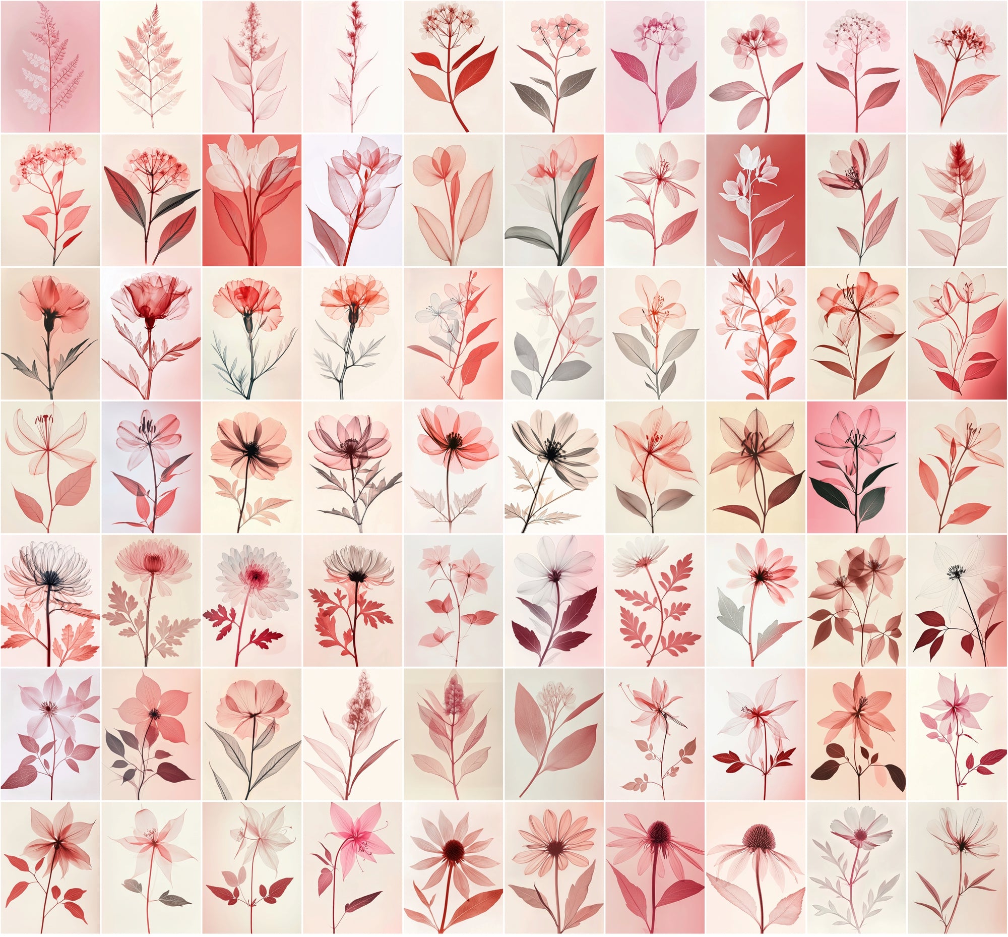 790 Translucent Flower with Minimalistic Design