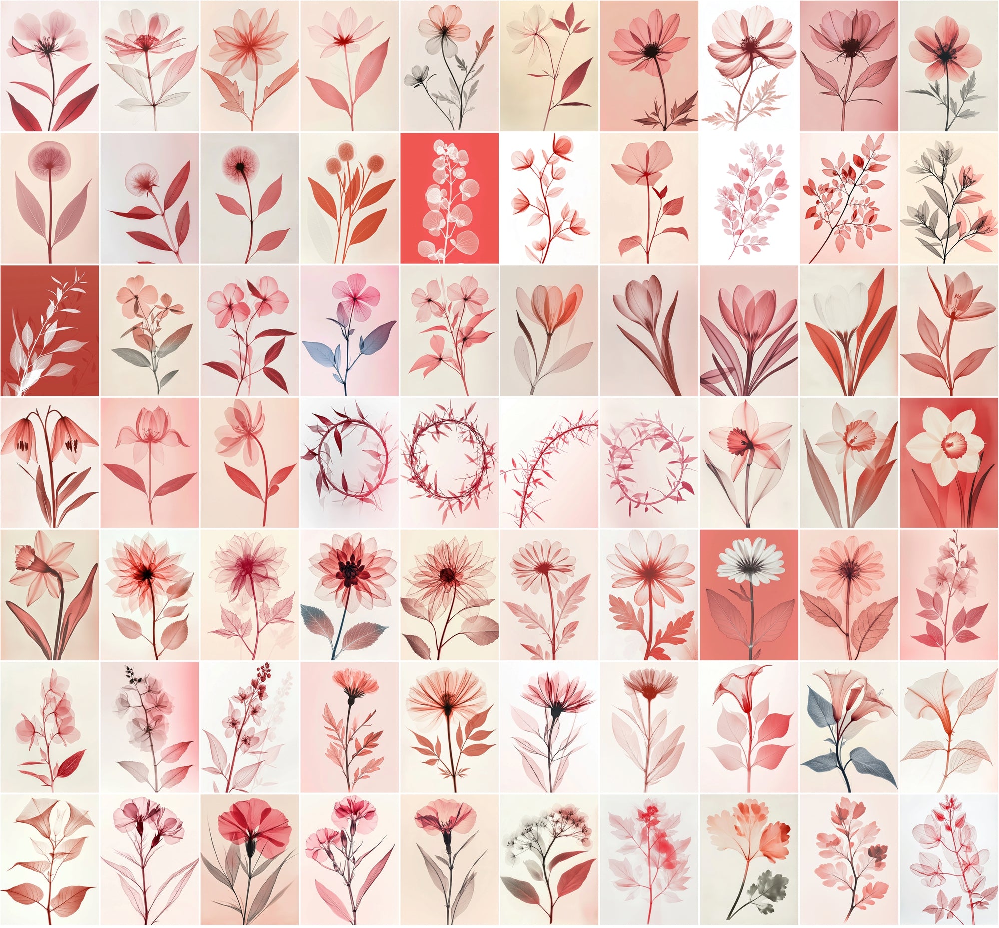 790 Translucent Flower with Minimalistic Design