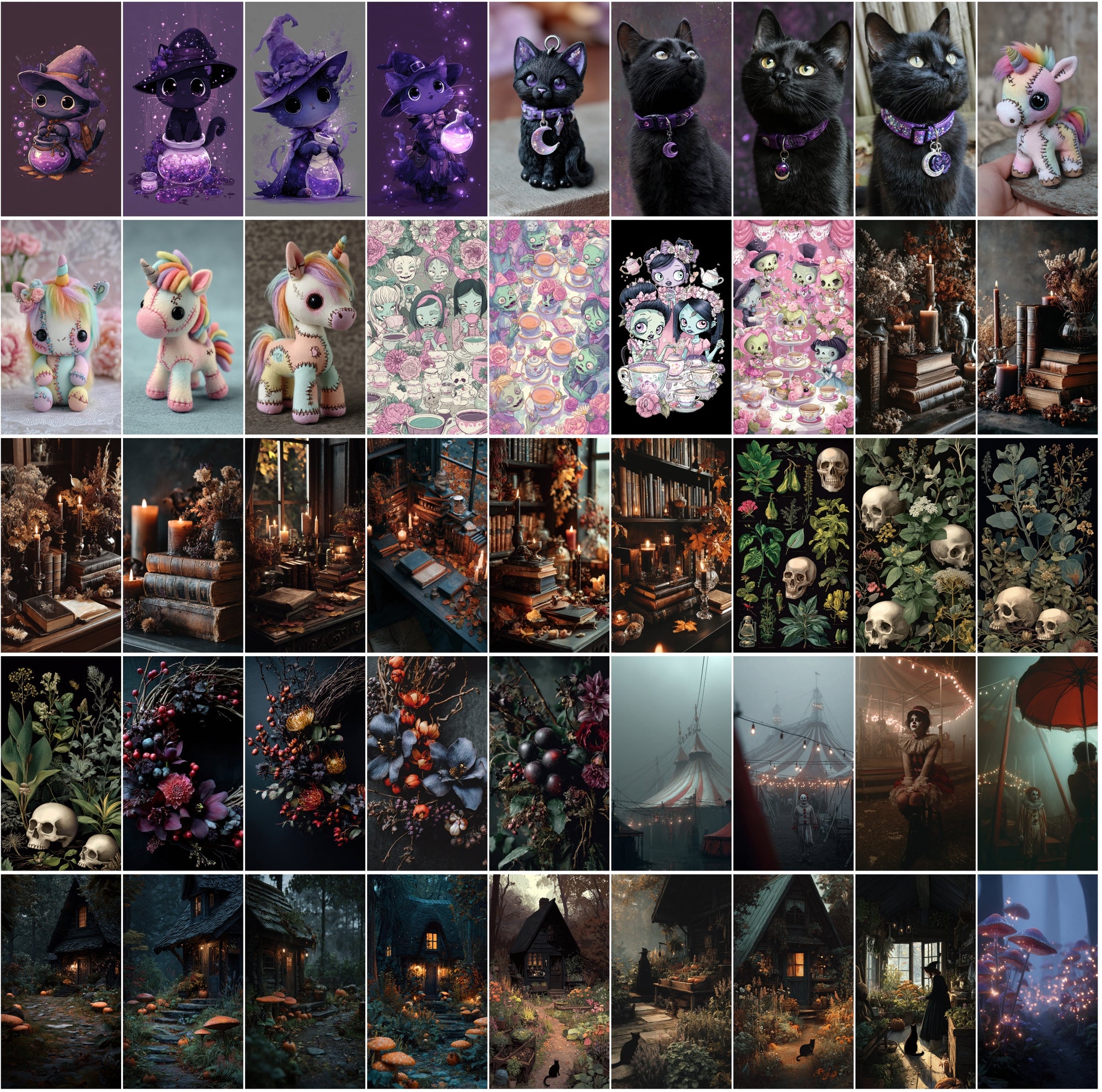 600 Halloween Images – Kawaii, Spooky & Aesthetic Designs