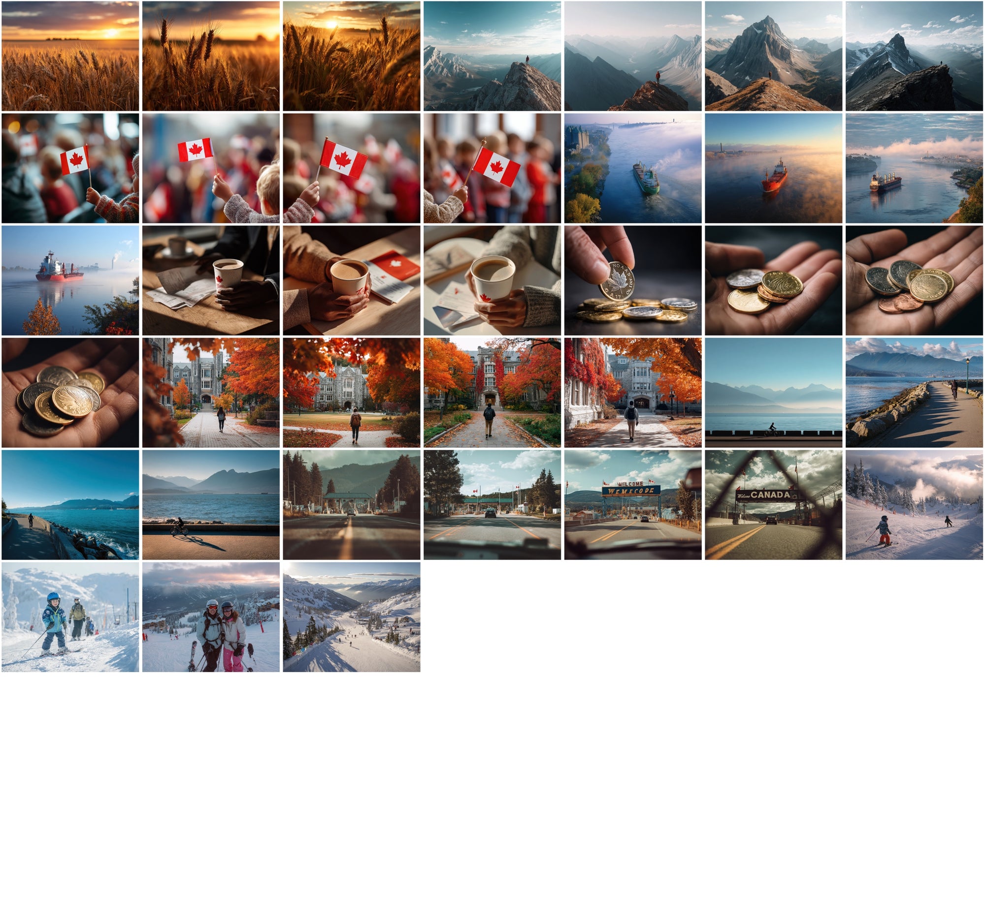 840 Canada Travel & Immigration Photos | Maple Leaf, Flag, Passport, Landmarks