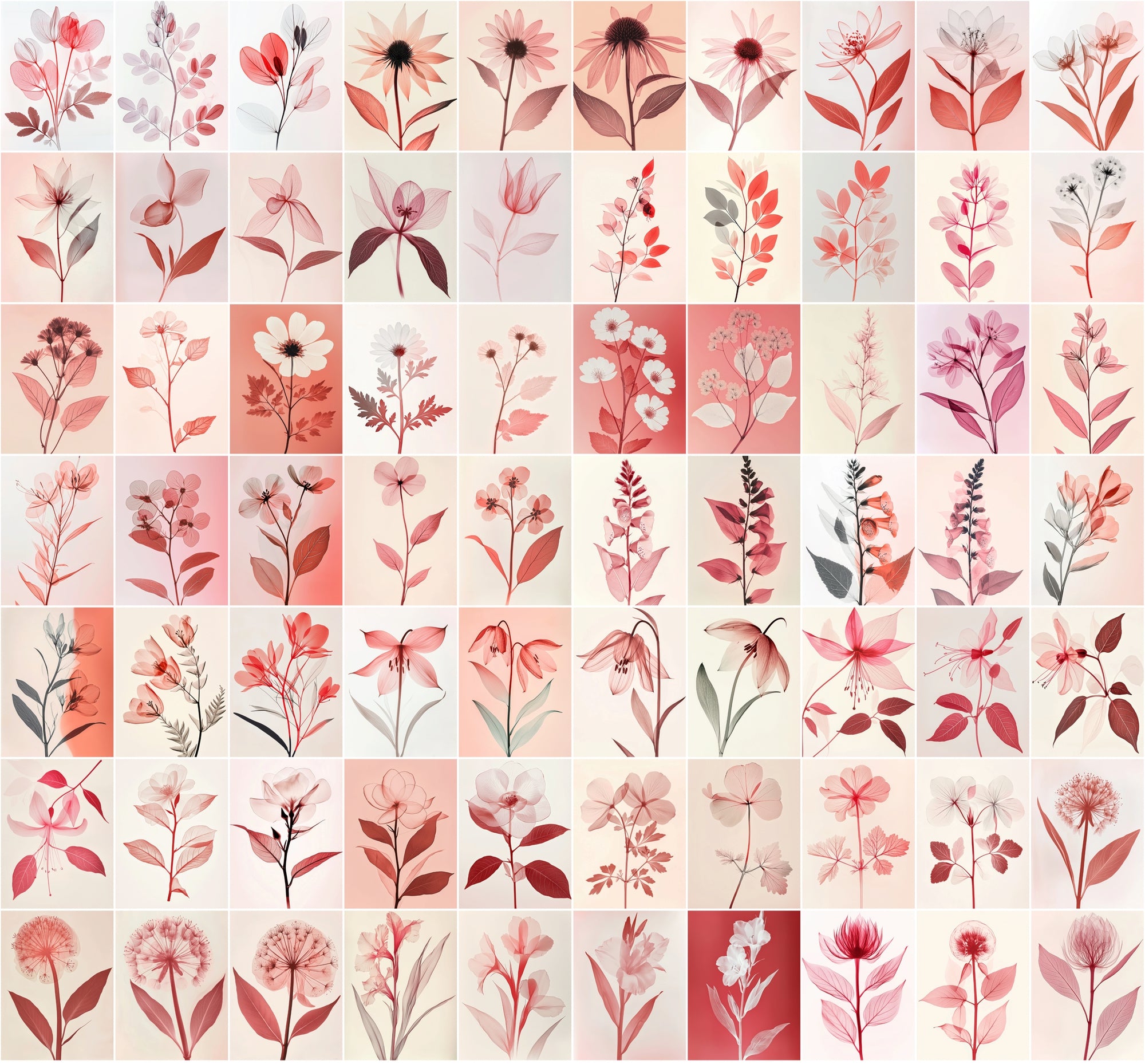 790 Translucent Flower with Minimalistic Design