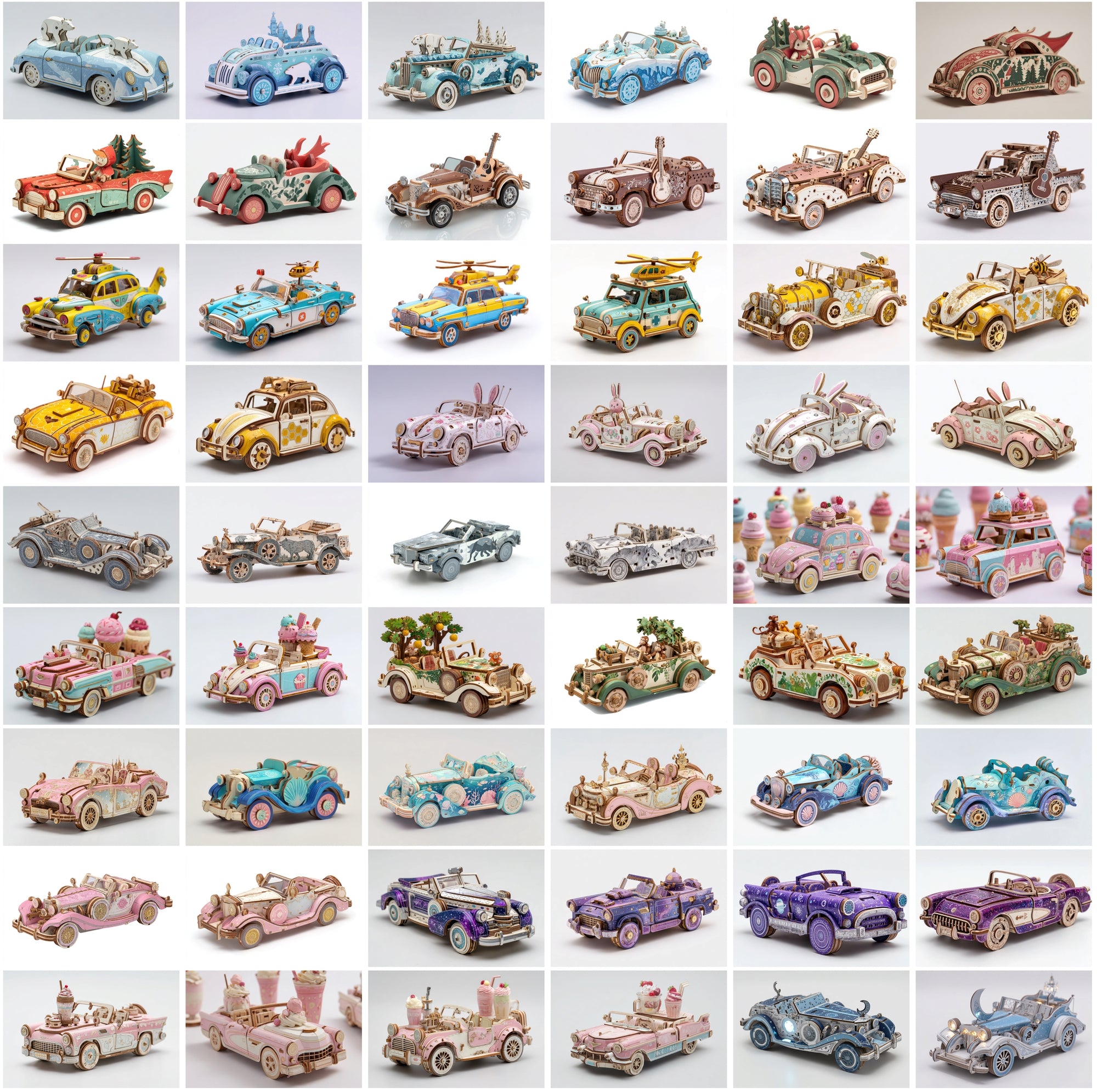 600 Magical Puzzle Car Images – Fairytale-Inspired