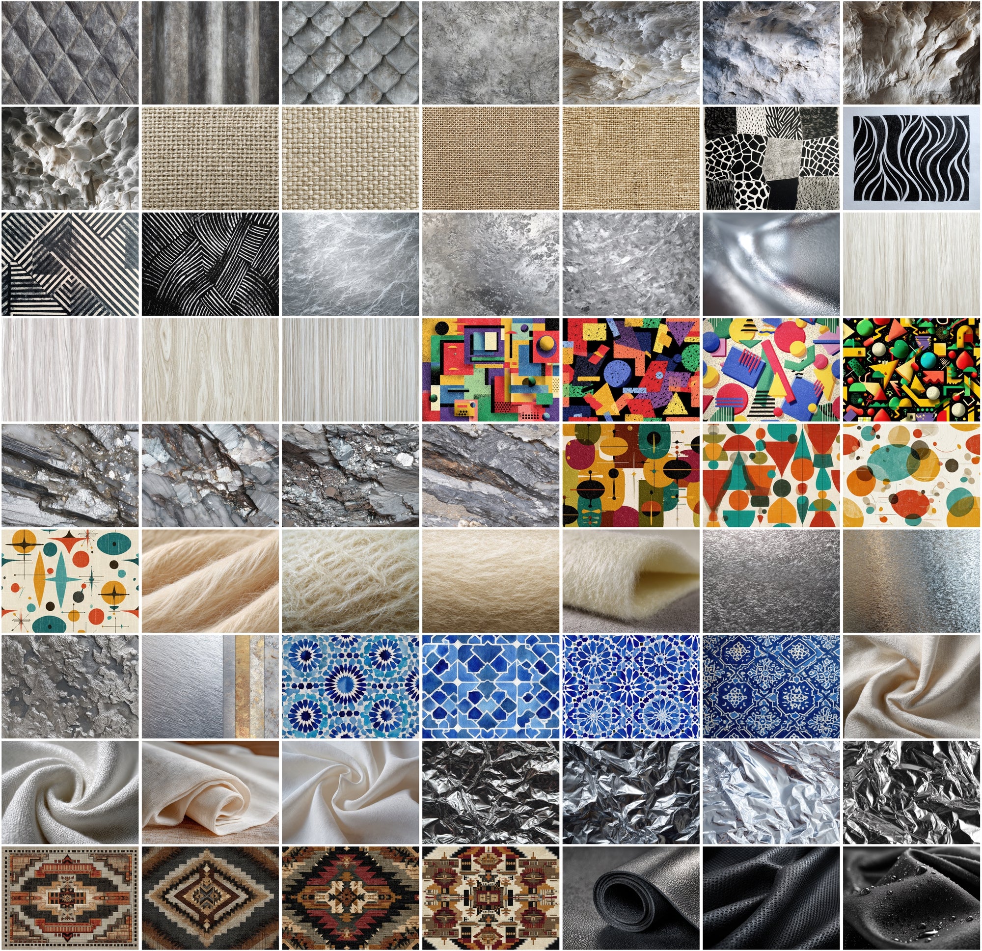1120 Ultra High-Resolution Textures Mega Bundle – 2-in-1 Collection: Natural, Fabric, Leather, Animal, and Material Patterns