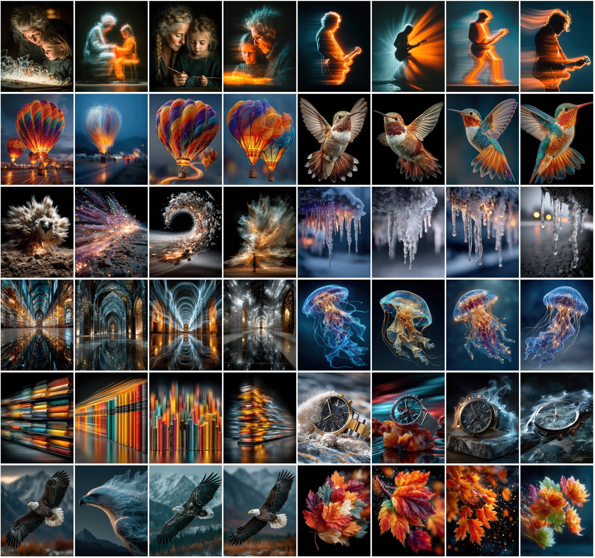 520 Light Trail Images – High-Speed Motion Blur Photography with Black Background